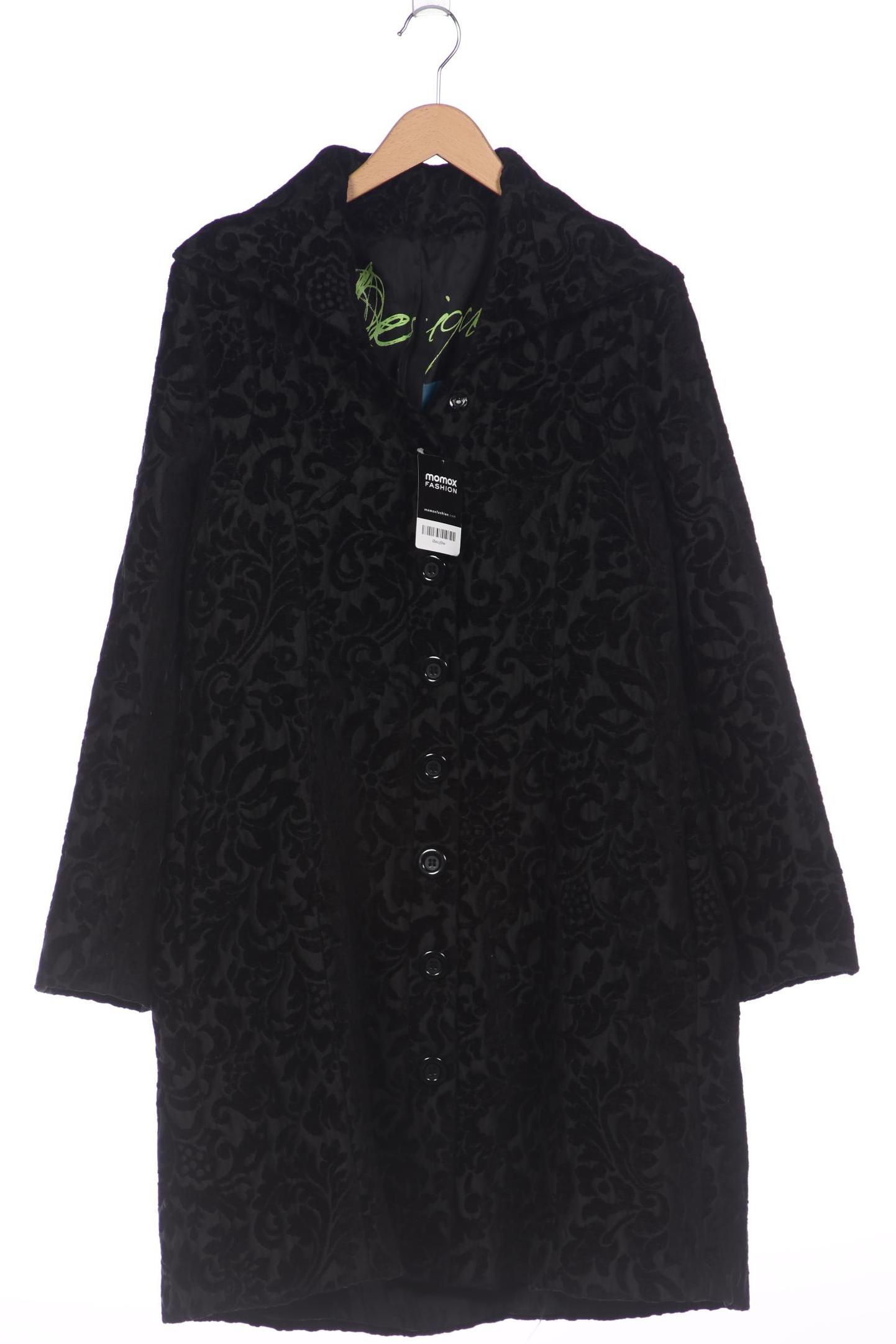 

Desigual Damen Mantel, schwarz, Gr. 46