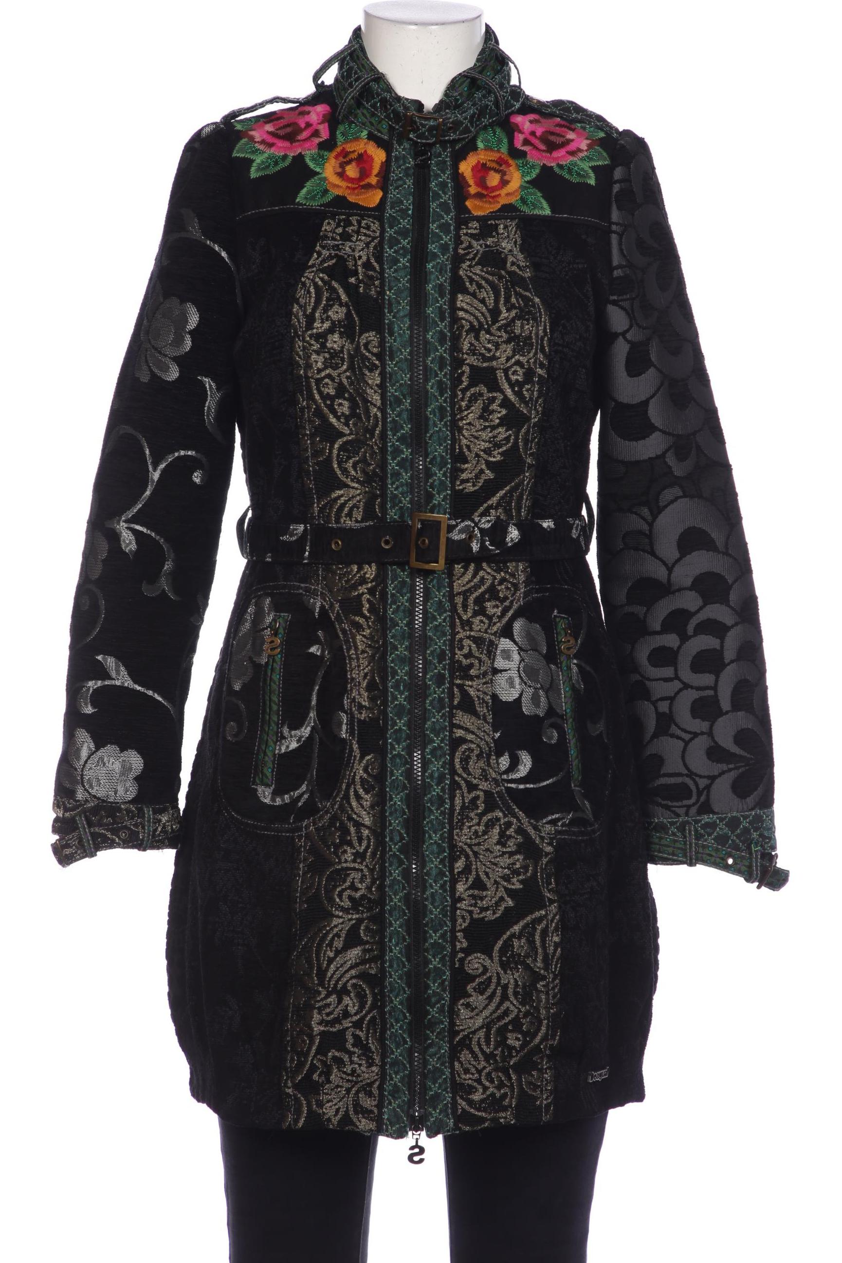 

Desigual Damen Mantel, schwarz, Gr. 40