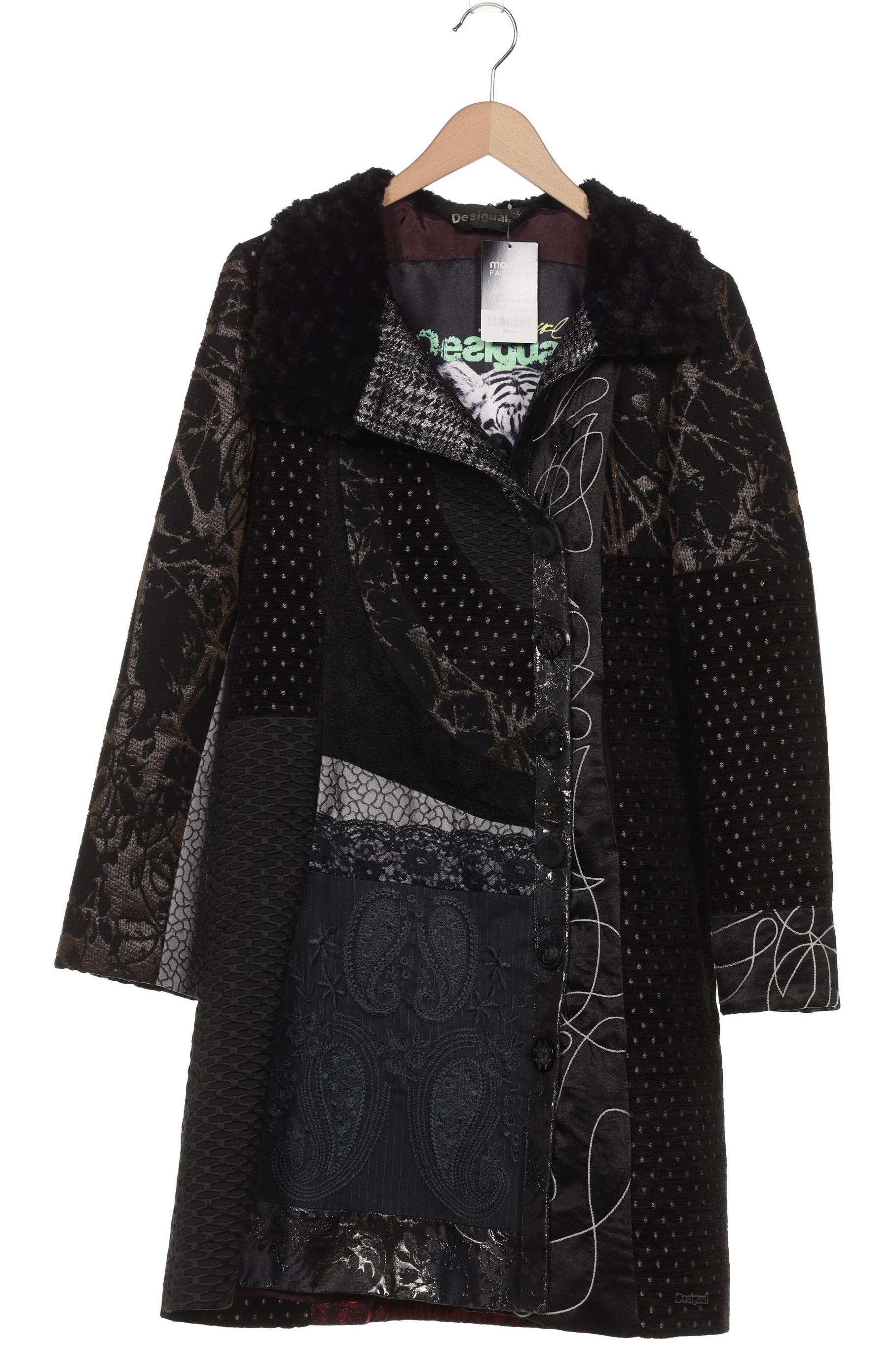 

Desigual Damen Mantel, schwarz, Gr. 42