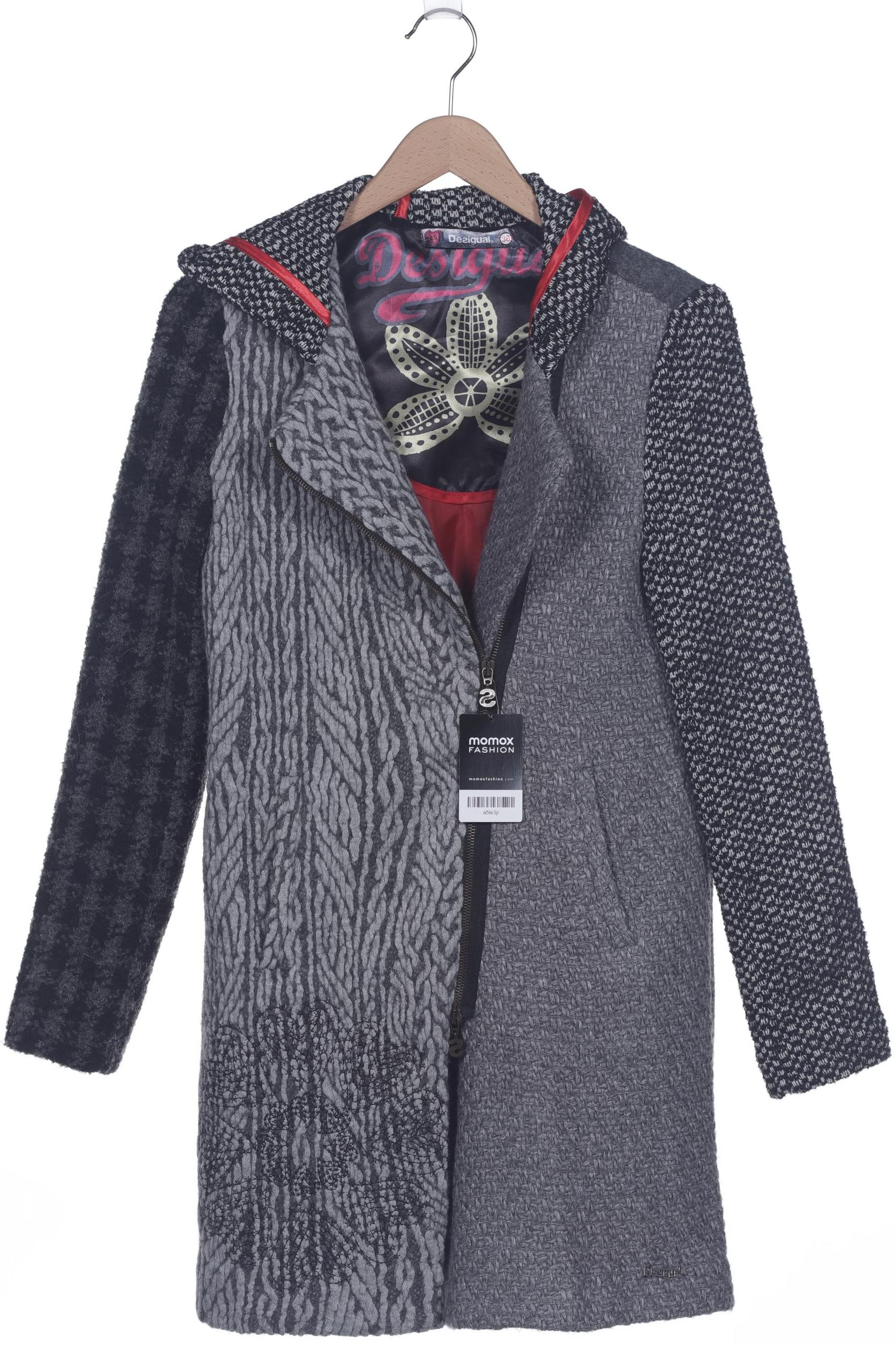

Desigual Damen Mantel, grau, Gr. 38