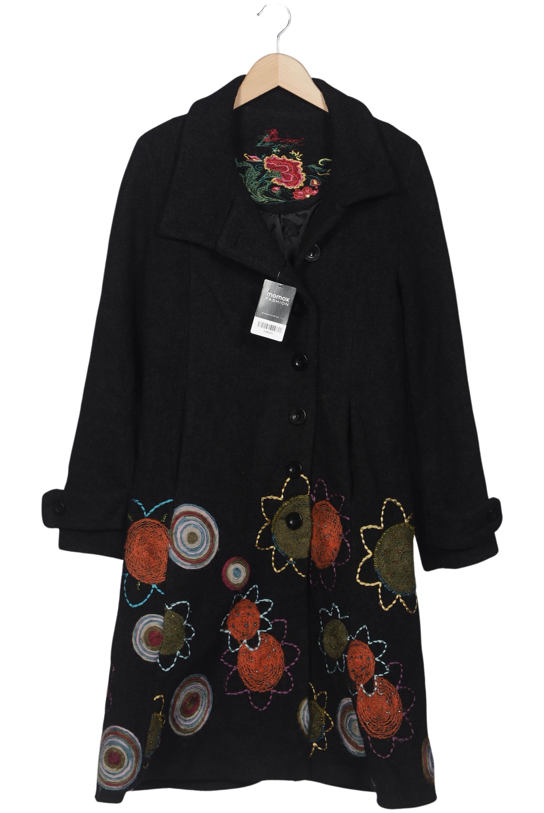 

Desigual Damen Mantel, schwarz, Gr. 42