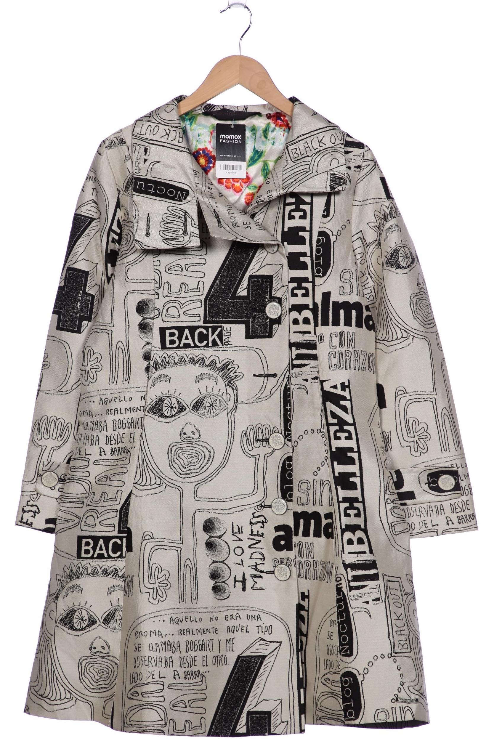 

Desigual Damen Mantel, schwarz, Gr. 36