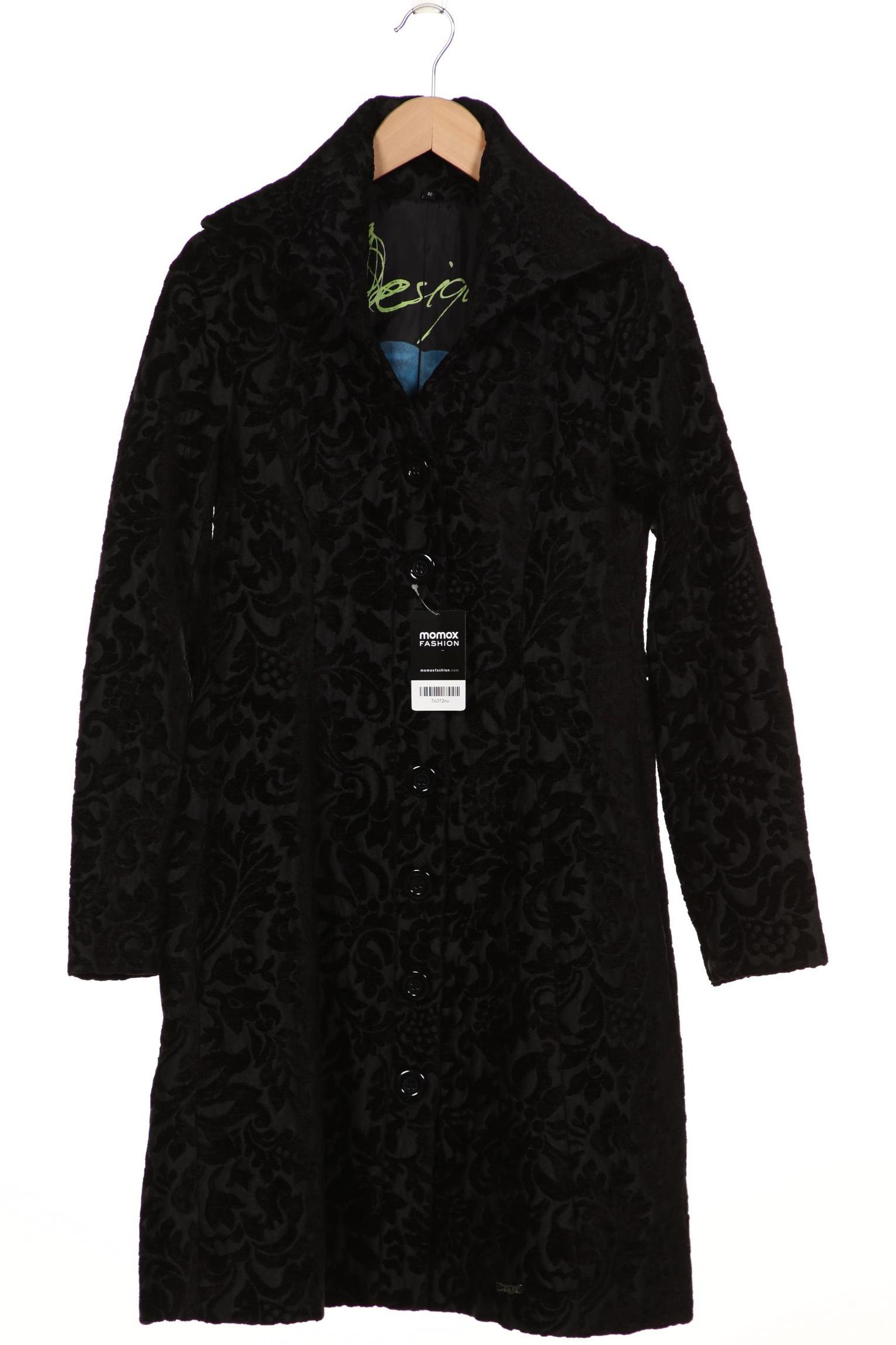 

Desigual Damen Mantel, schwarz, Gr. 38
