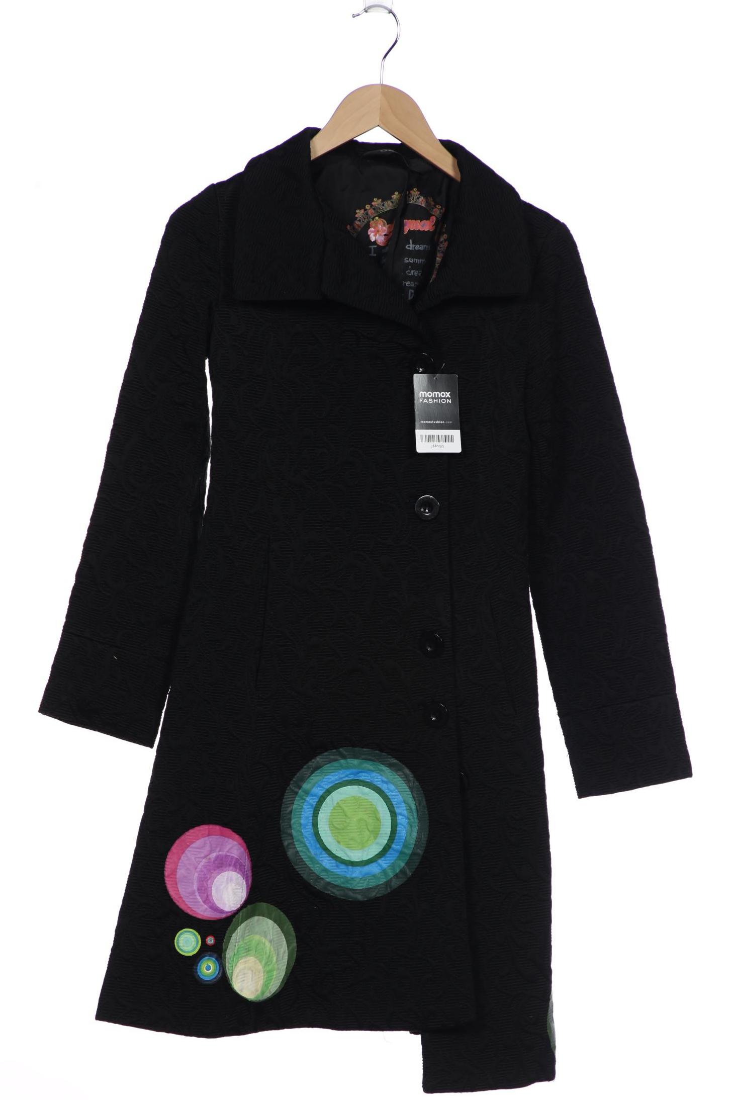 

Desigual Damen Mantel, schwarz