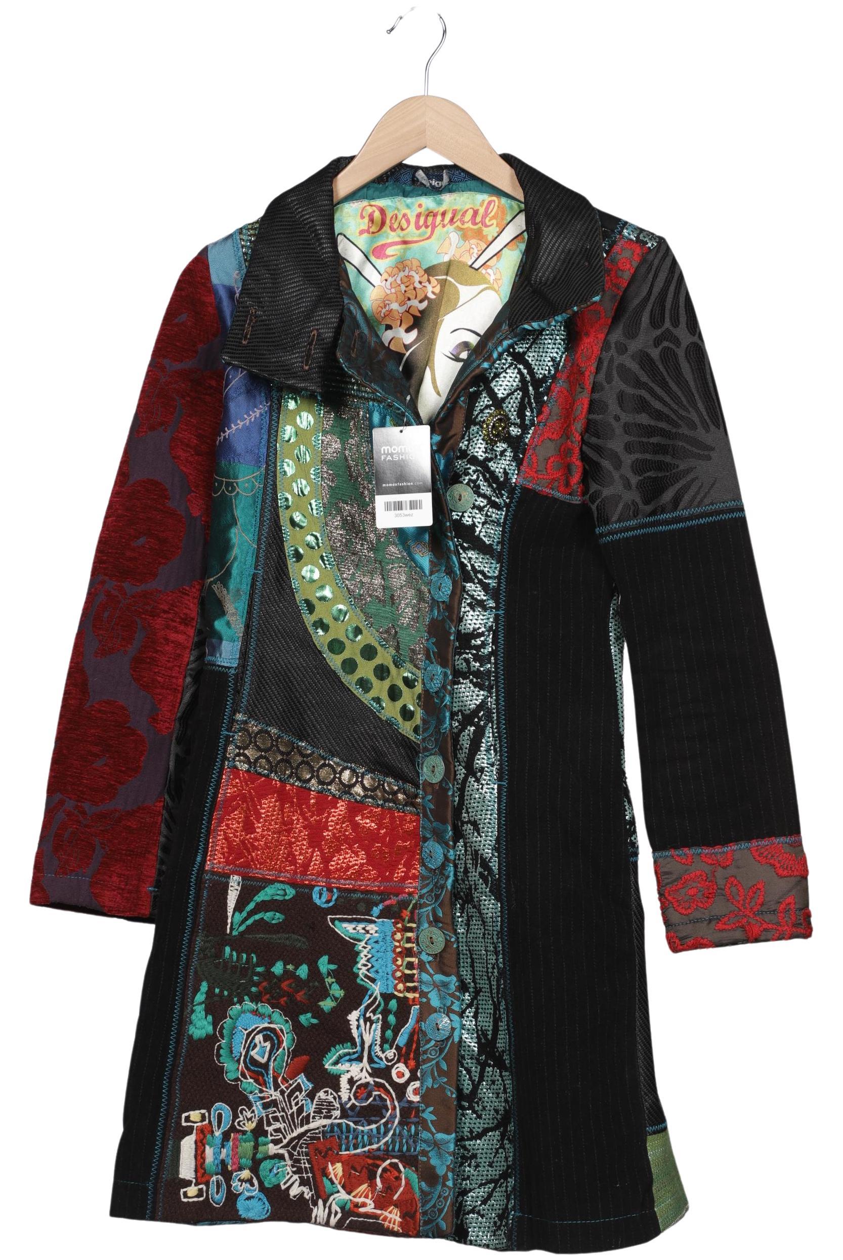 

Desigual Damen Mantel, mehrfarbig, Gr. 38