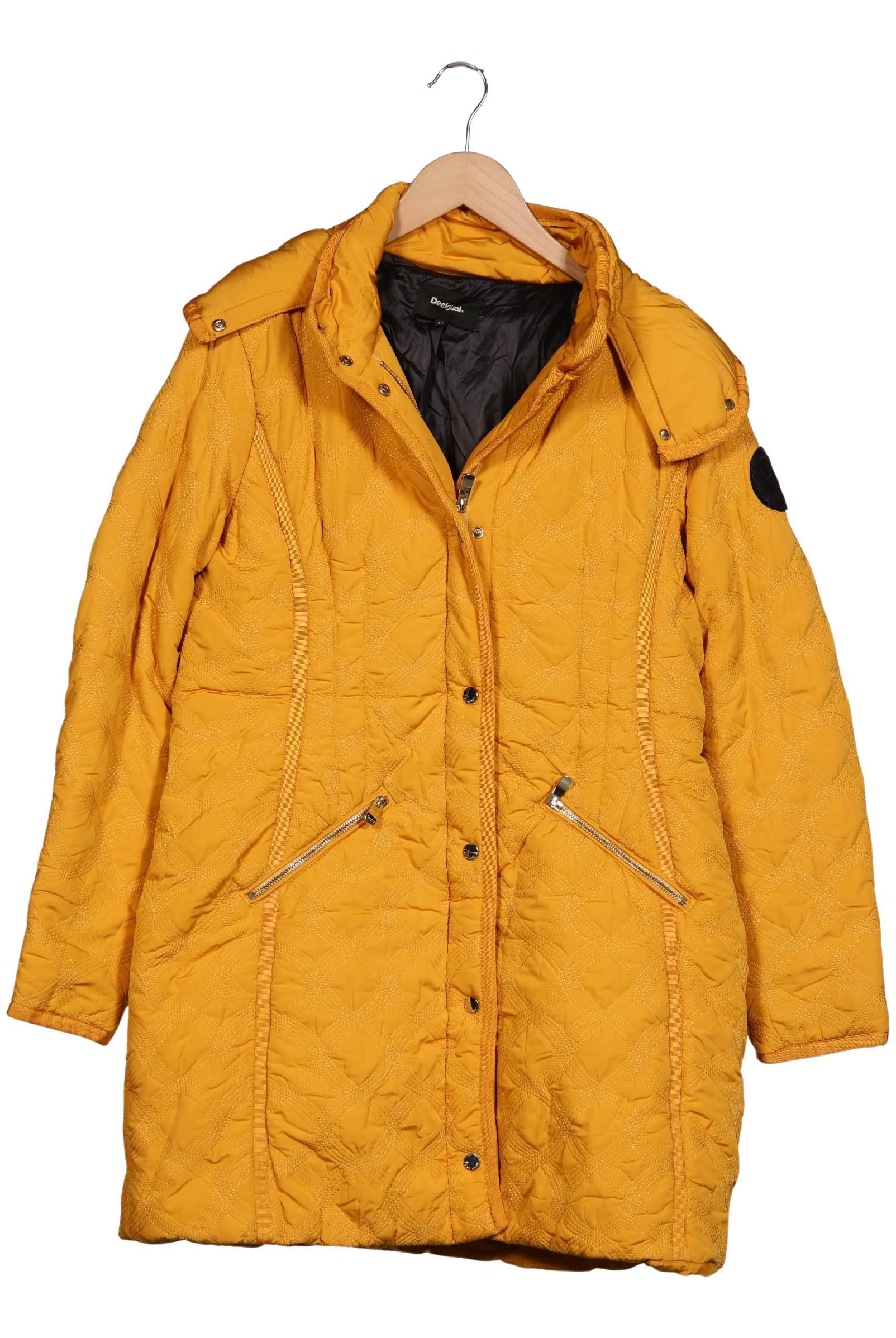 

Desigual Damen Mantel, orange, Gr. 42