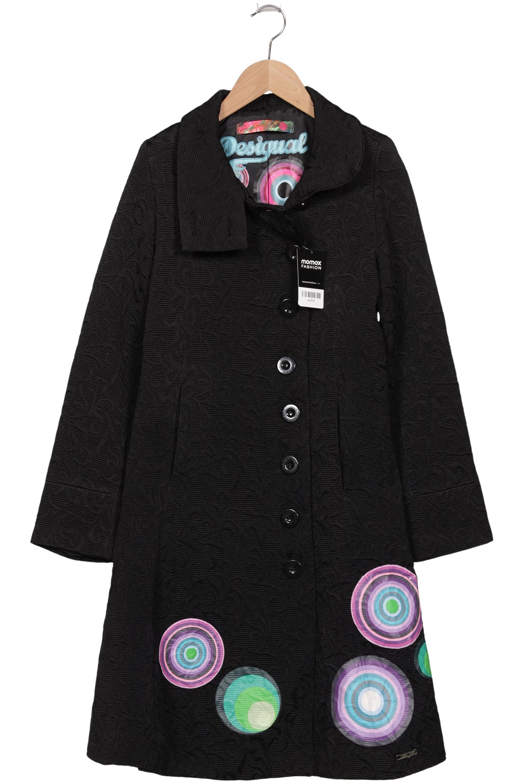 

Desigual Damen Mantel, schwarz, Gr. 38