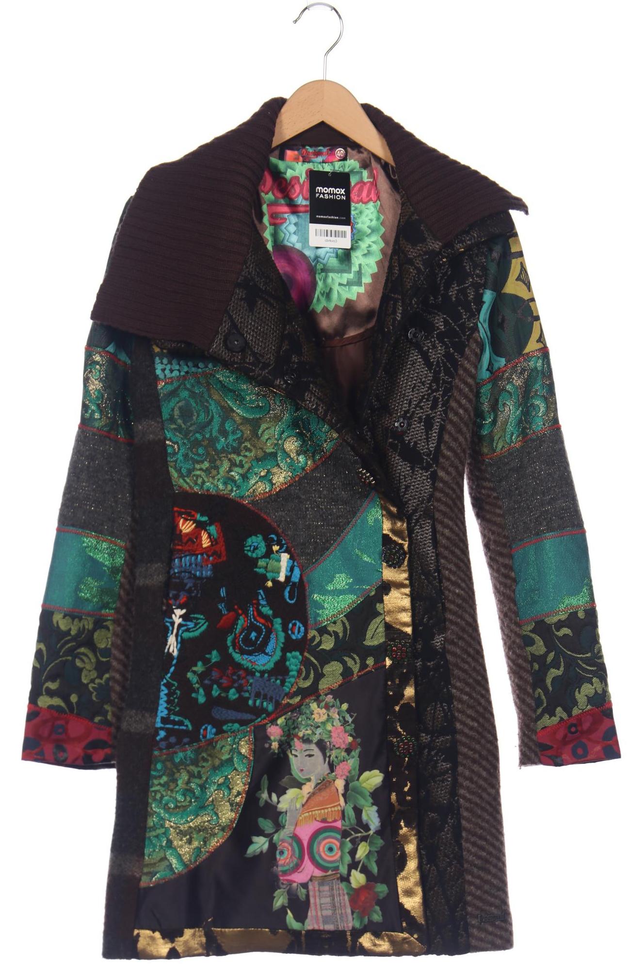

Desigual Damen Mantel, braun, Gr. 40