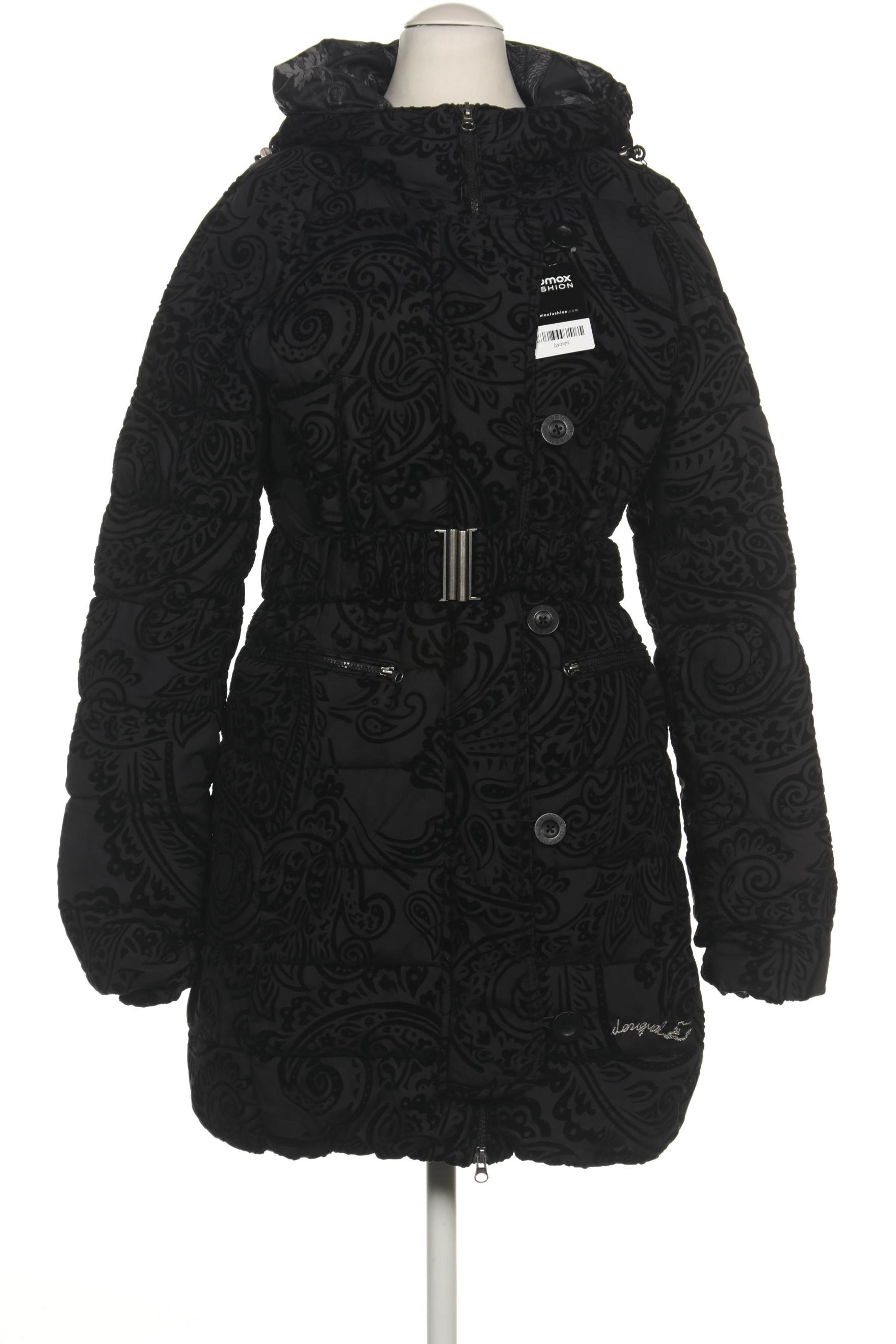 

Desigual Damen Mantel, schwarz, Gr. 38