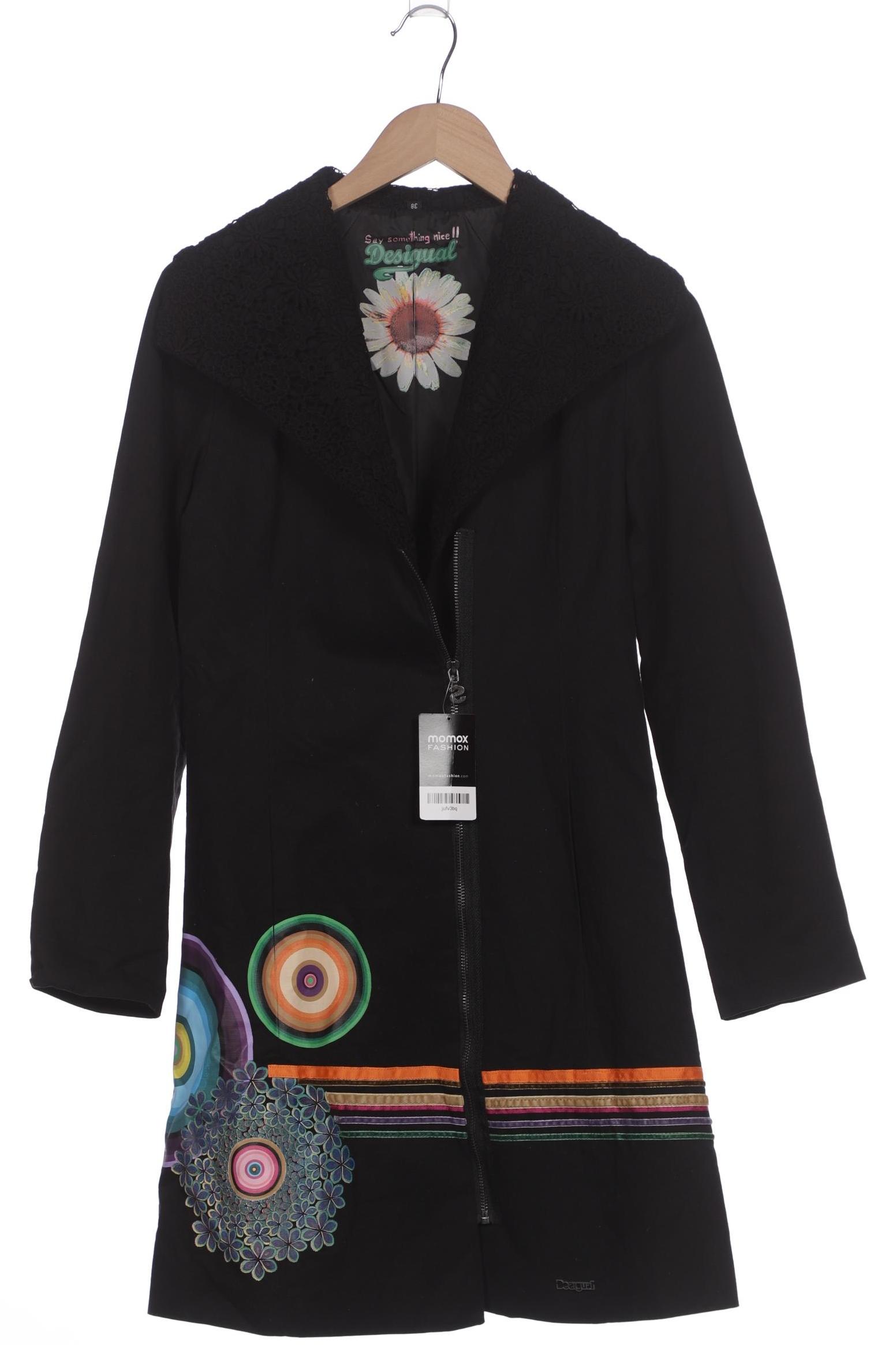 

Desigual Damen Mantel, schwarz, Gr. 38