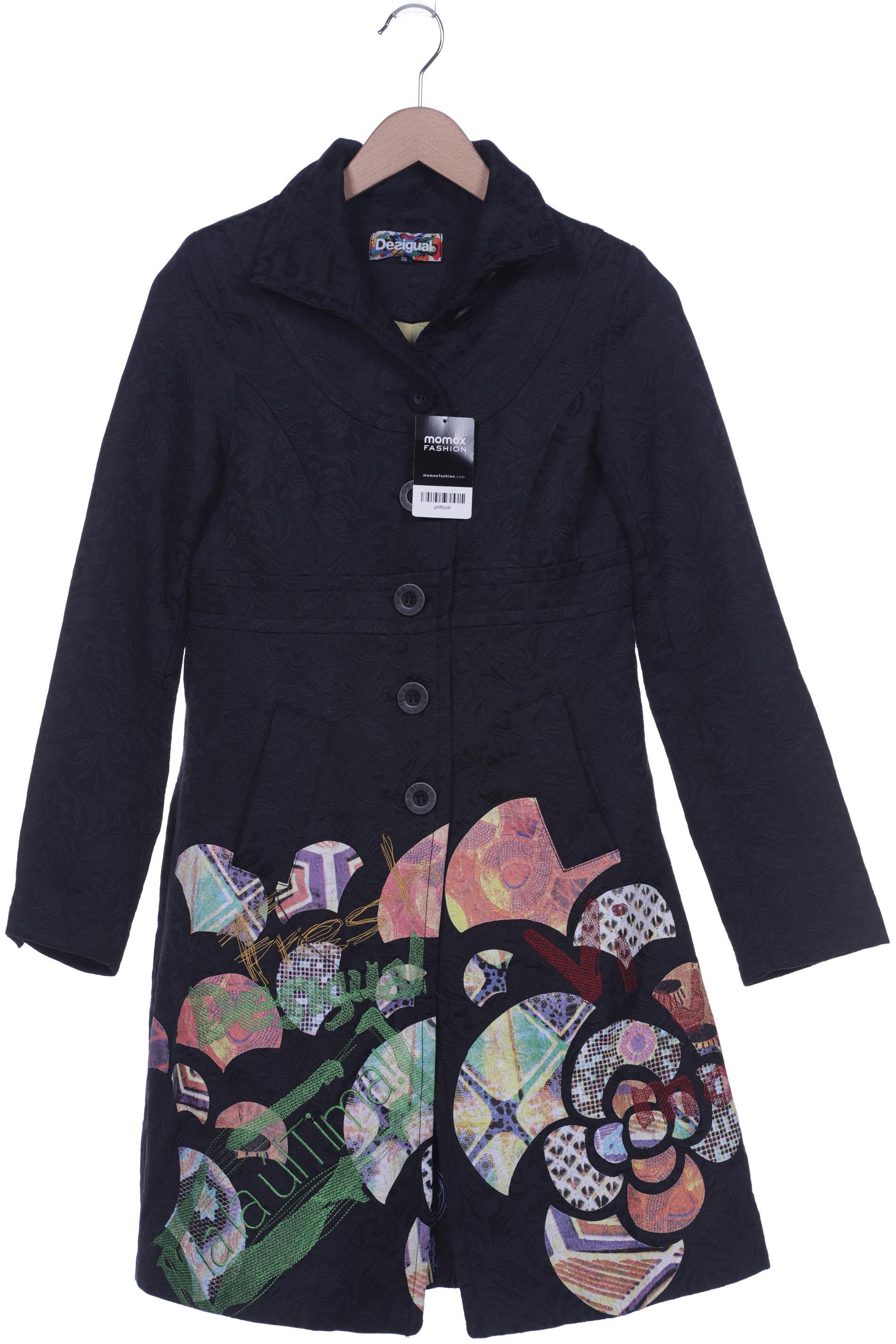 

Desigual Damen Mantel, schwarz, Gr. 36