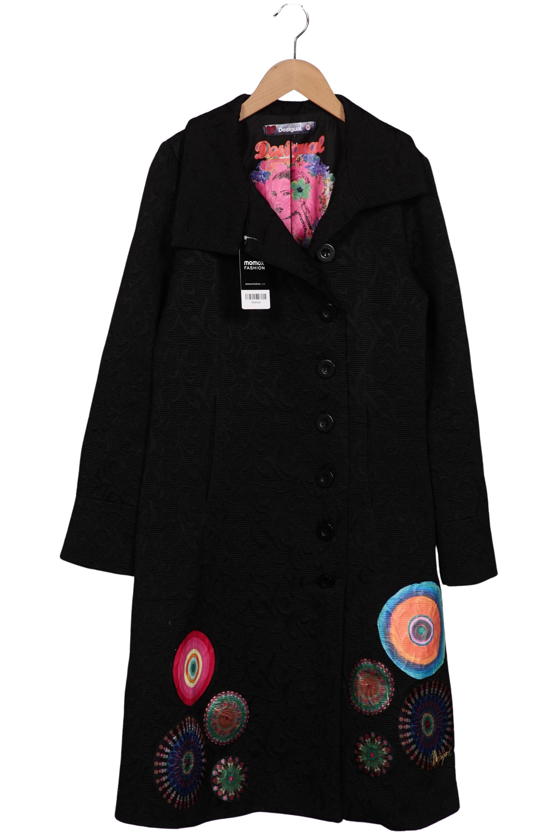 

Desigual Damen Mantel, schwarz, Gr. 40