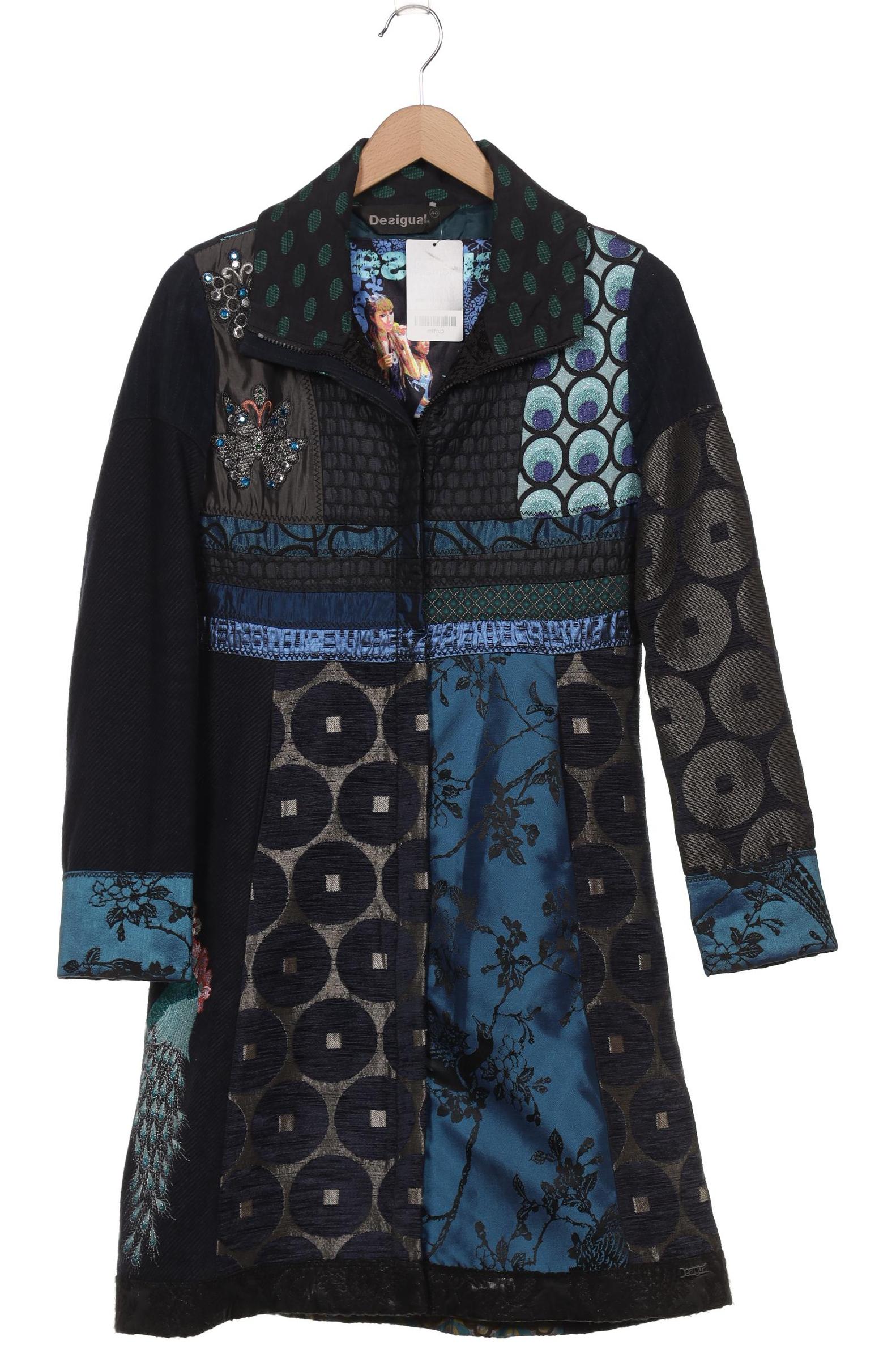 

Desigual Damen Mantel, mehrfarbig, Gr. 40