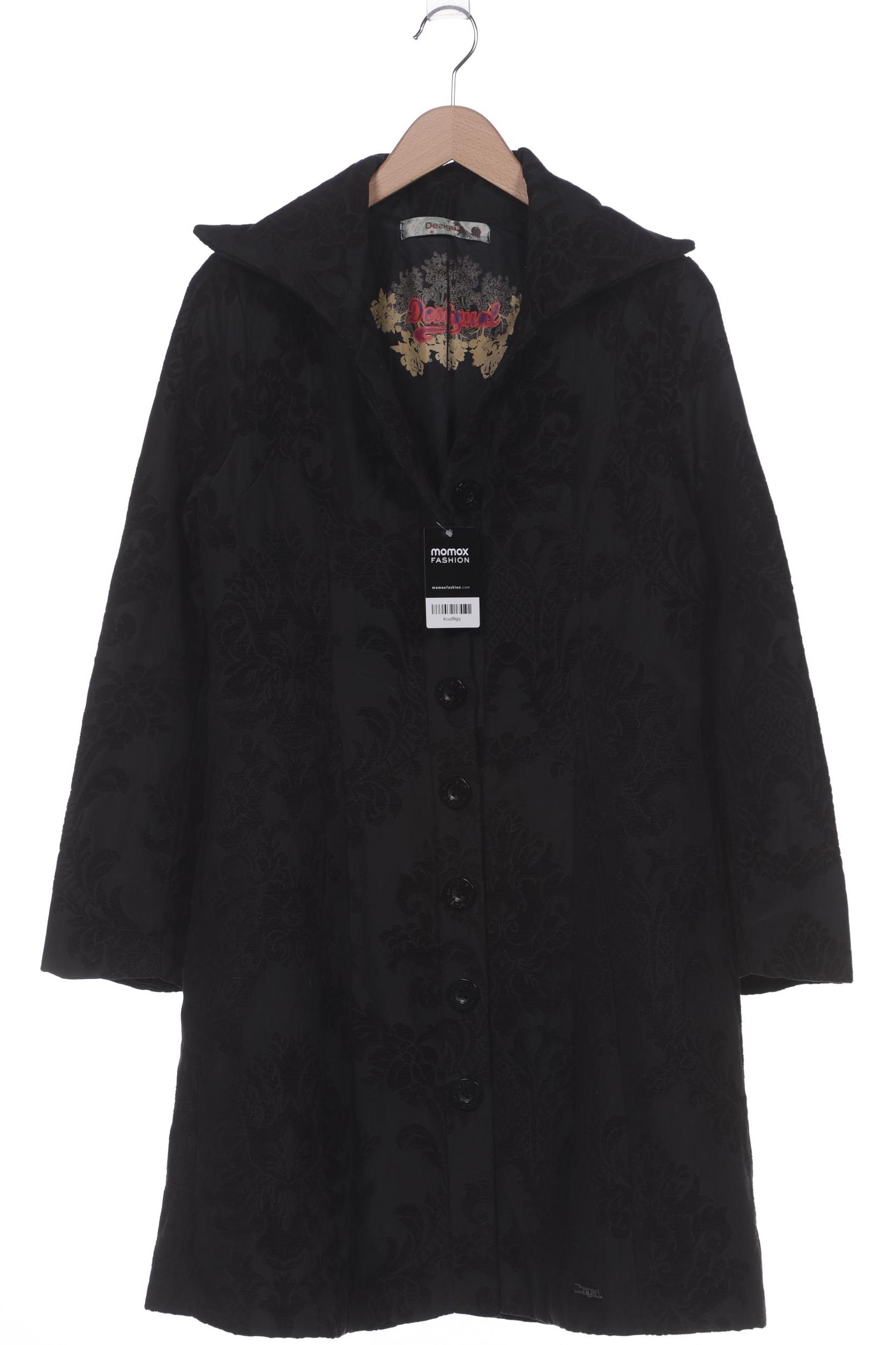 

Desigual Damen Mantel, schwarz, Gr. 40