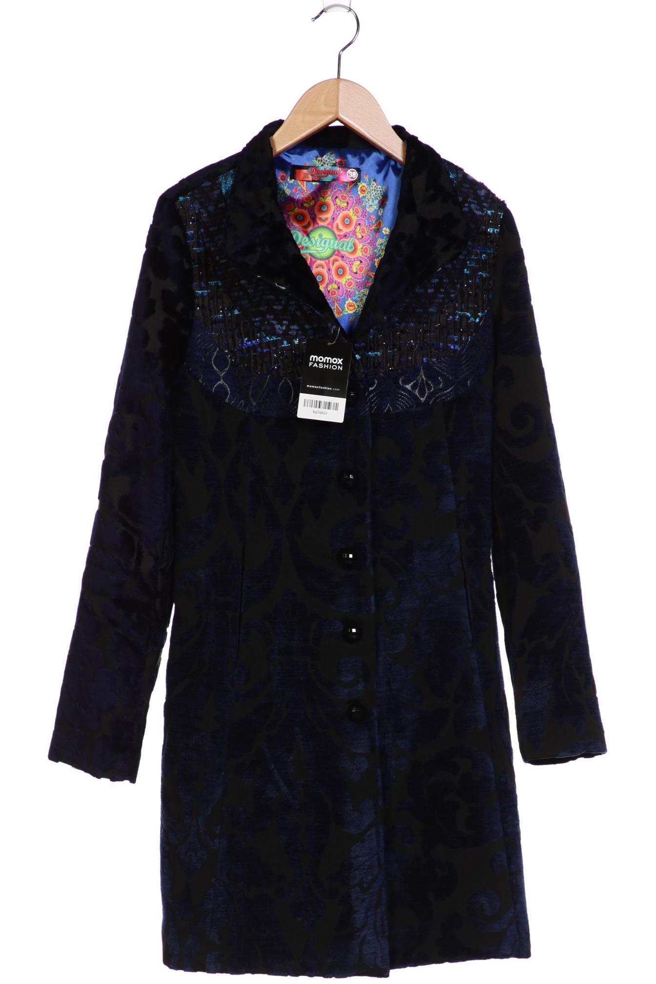 

Desigual Damen Mantel, marineblau, Gr. 38