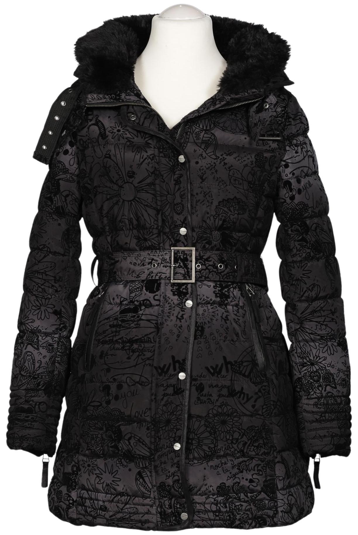 

Desigual Damen Mantel, schwarz, Gr. 42