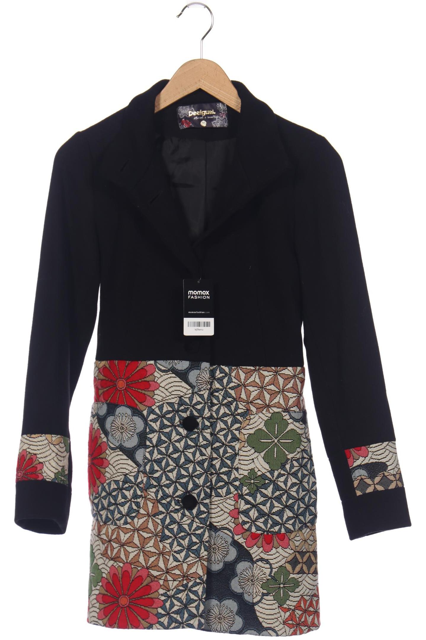 

Desigual Damen Mantel, schwarz