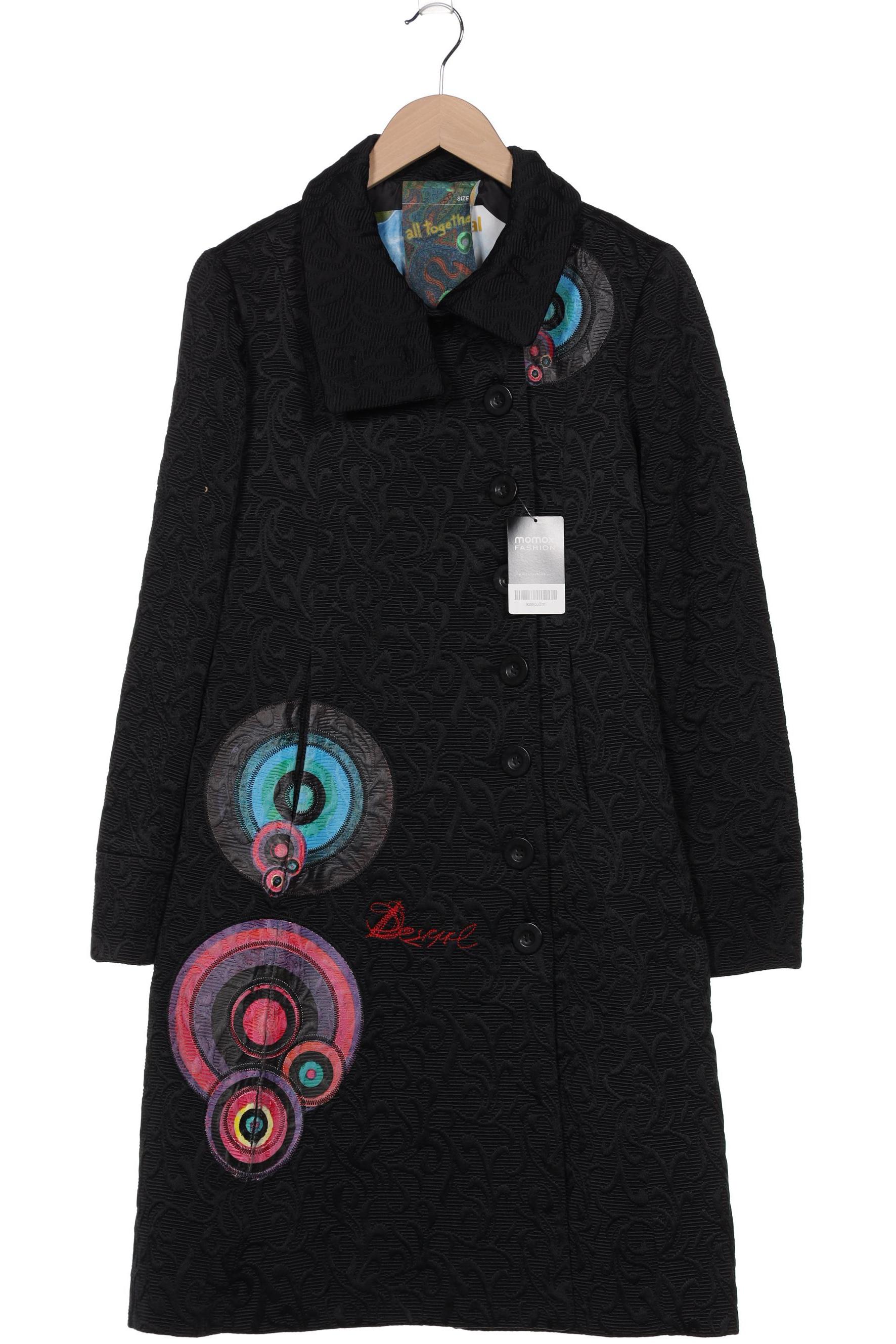 

Desigual Damen Mantel, schwarz
