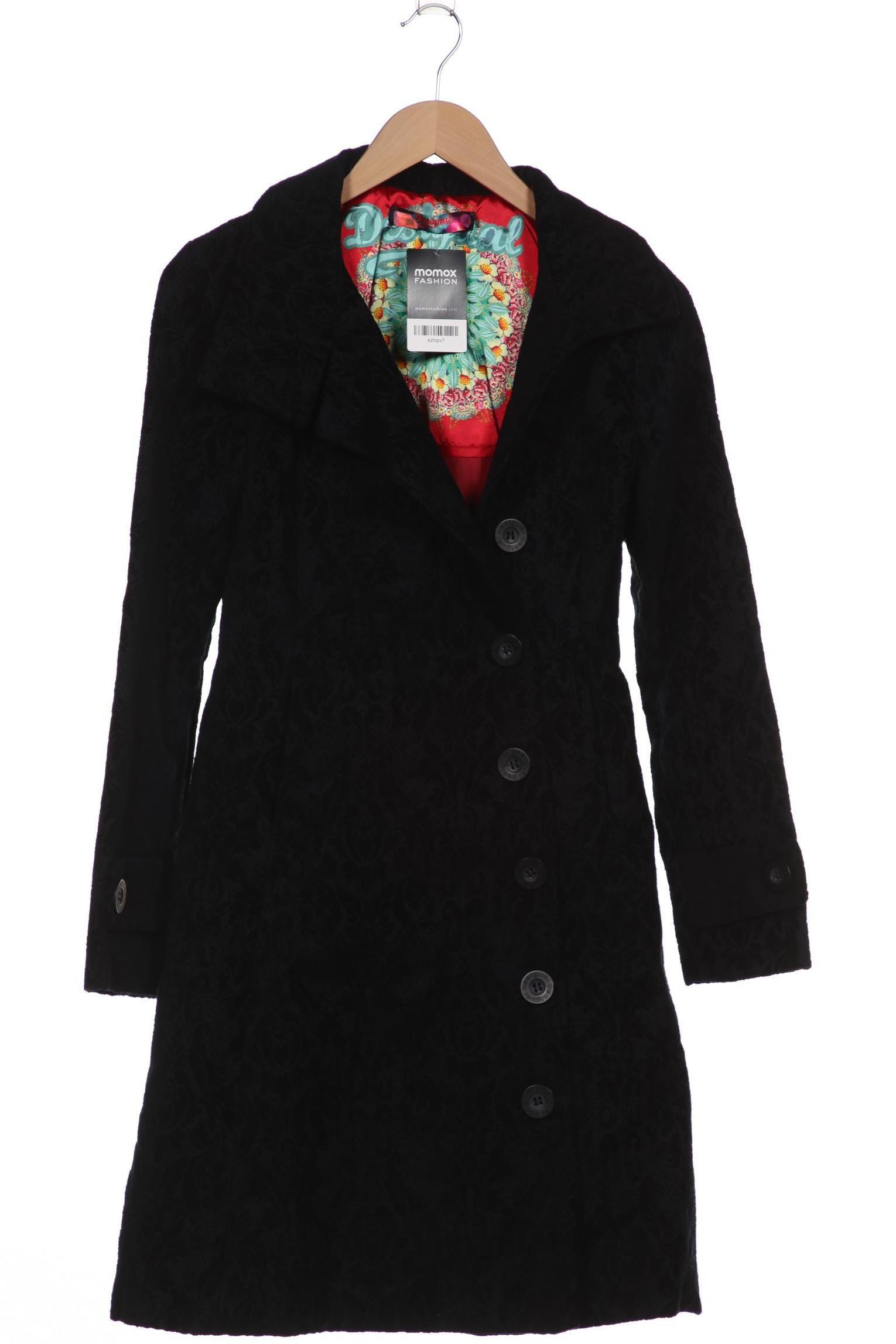 

Desigual Damen Mantel, schwarz