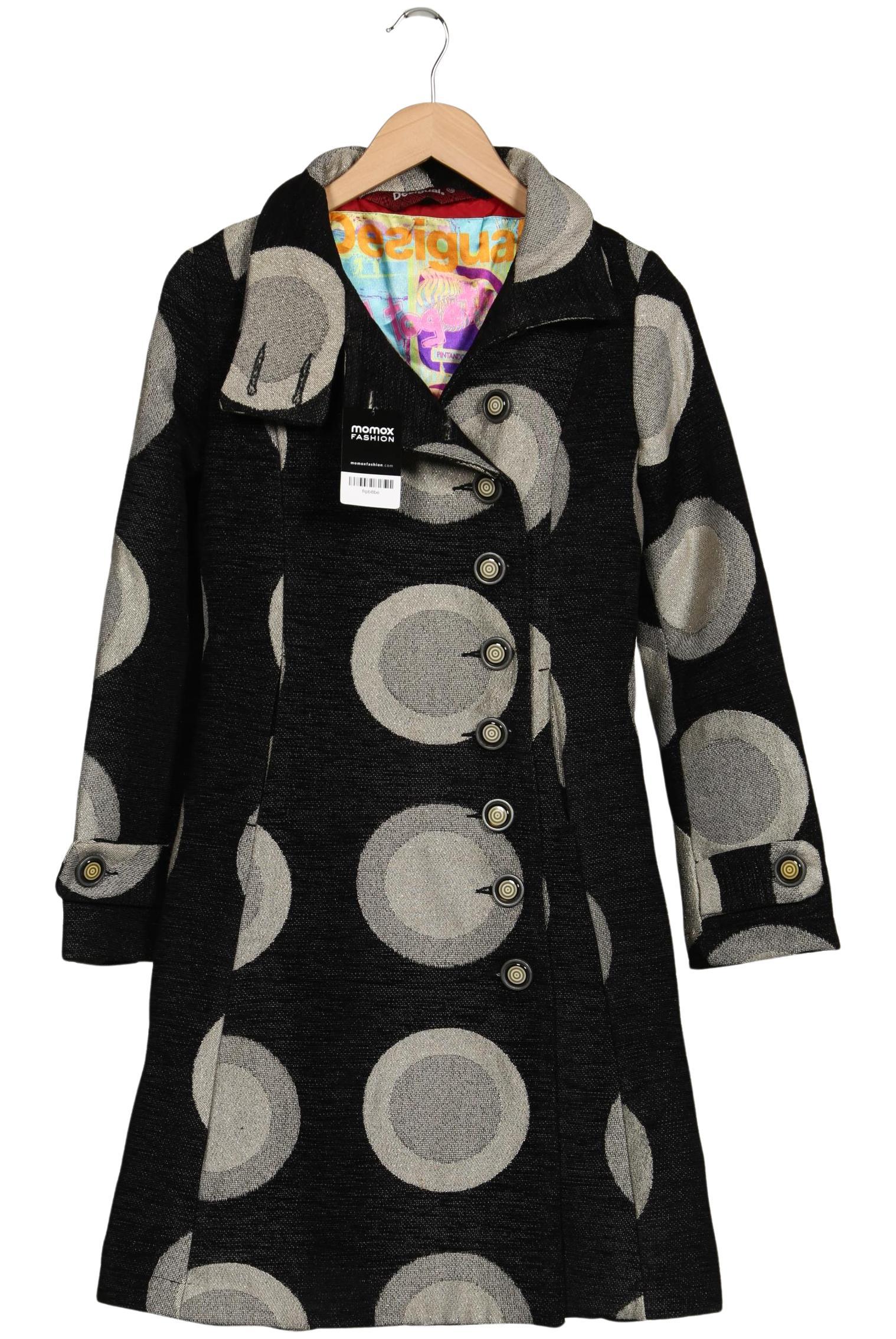 

Desigual Damen Mantel, schwarz, Gr. 38