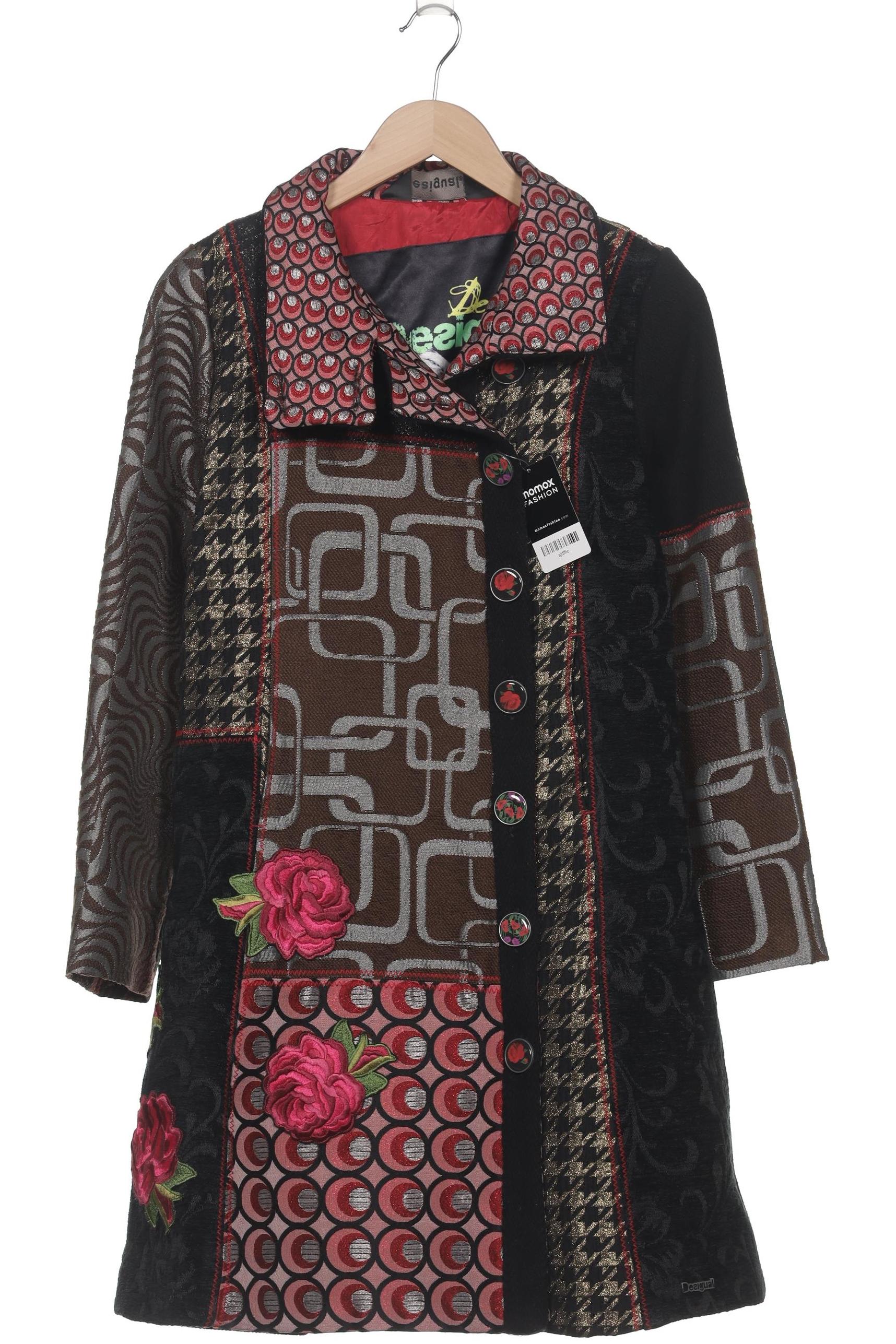 

Desigual Damen Mantel, mehrfarbig, Gr. 40