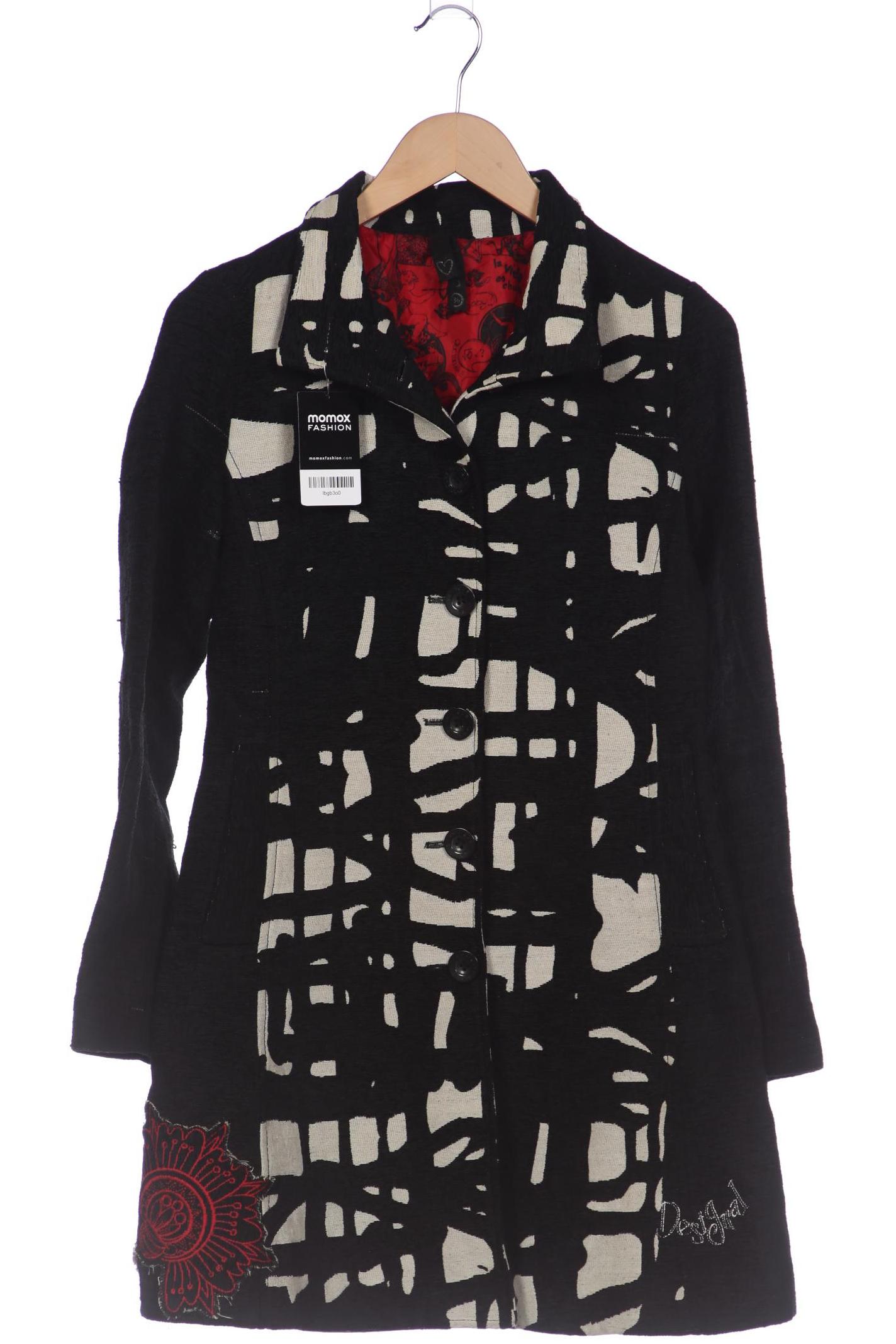 

Desigual Damen Mantel, schwarz, Gr. 36