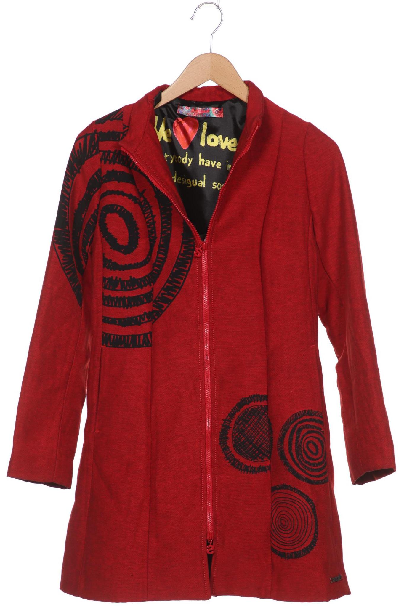 

Desigual Damen Mantel, rot, Gr. 36
