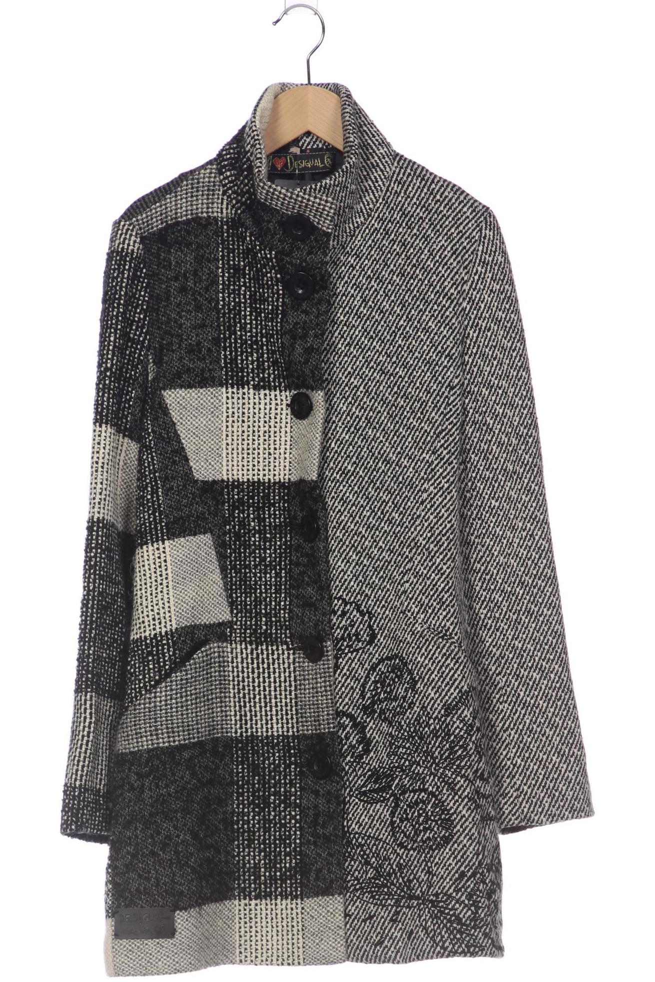 

Desigual Damen Mantel, schwarz, Gr. 36