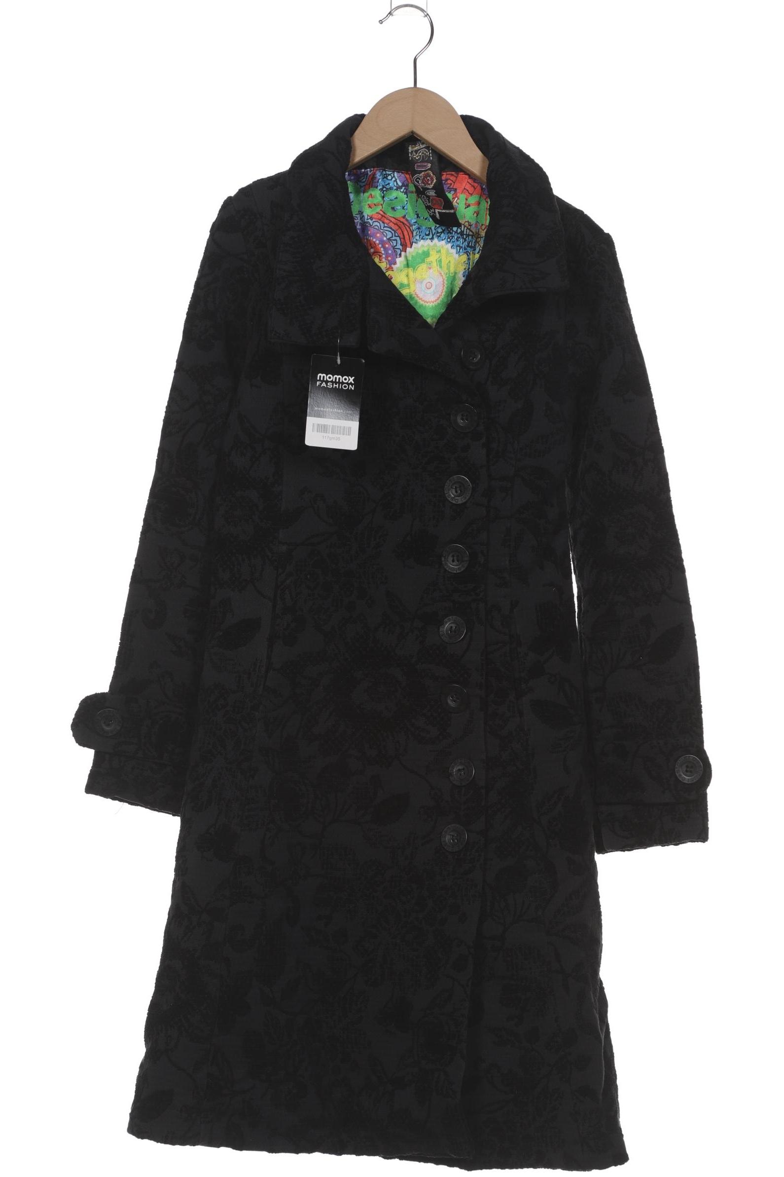 

Desigual Damen Mantel, schwarz, Gr. 36