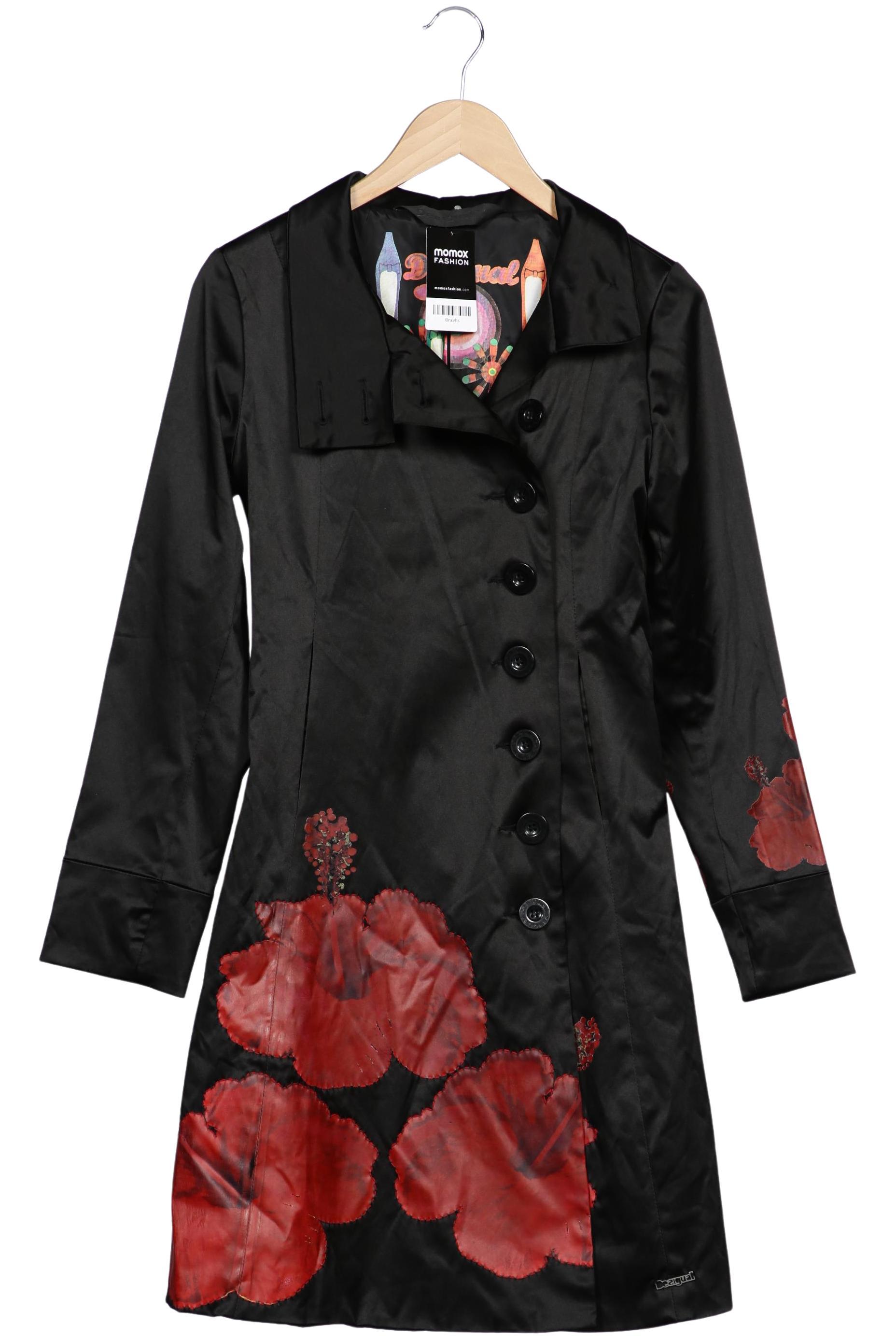 

Desigual Damen Mantel, schwarz, Gr. 38