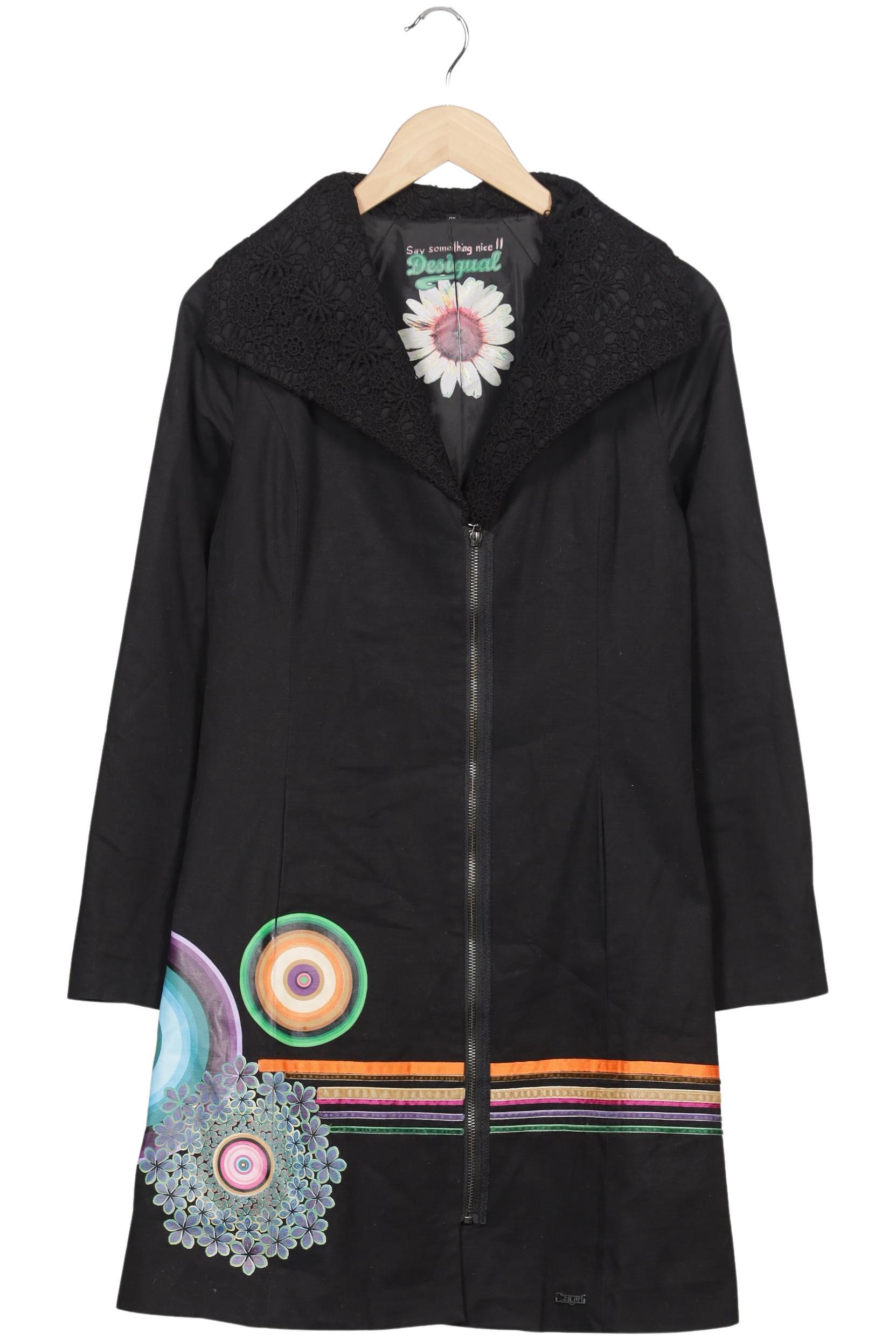 

Desigual Damen Mantel, schwarz, Gr. 40