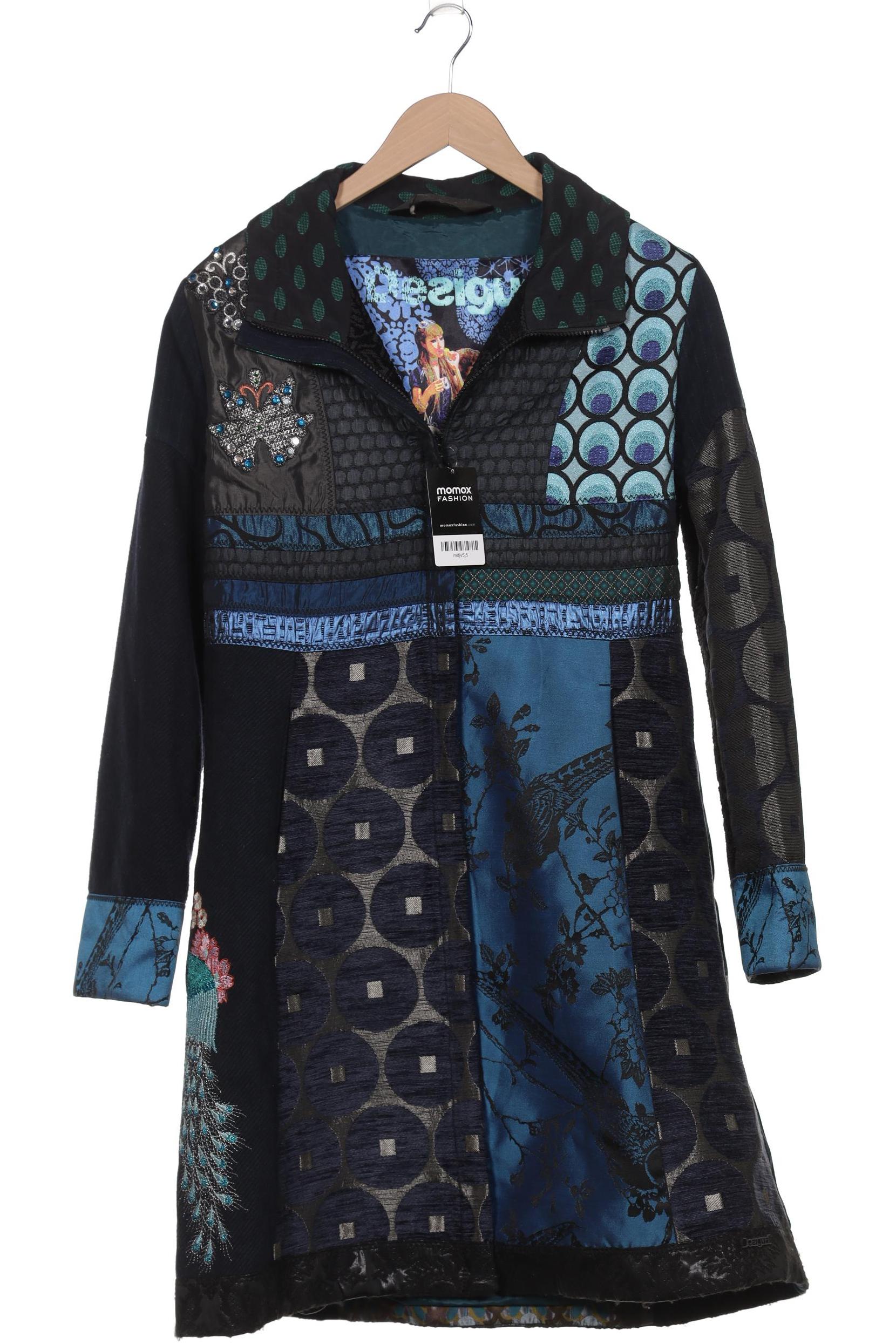 

Desigual Damen Mantel, marineblau, Gr. 46