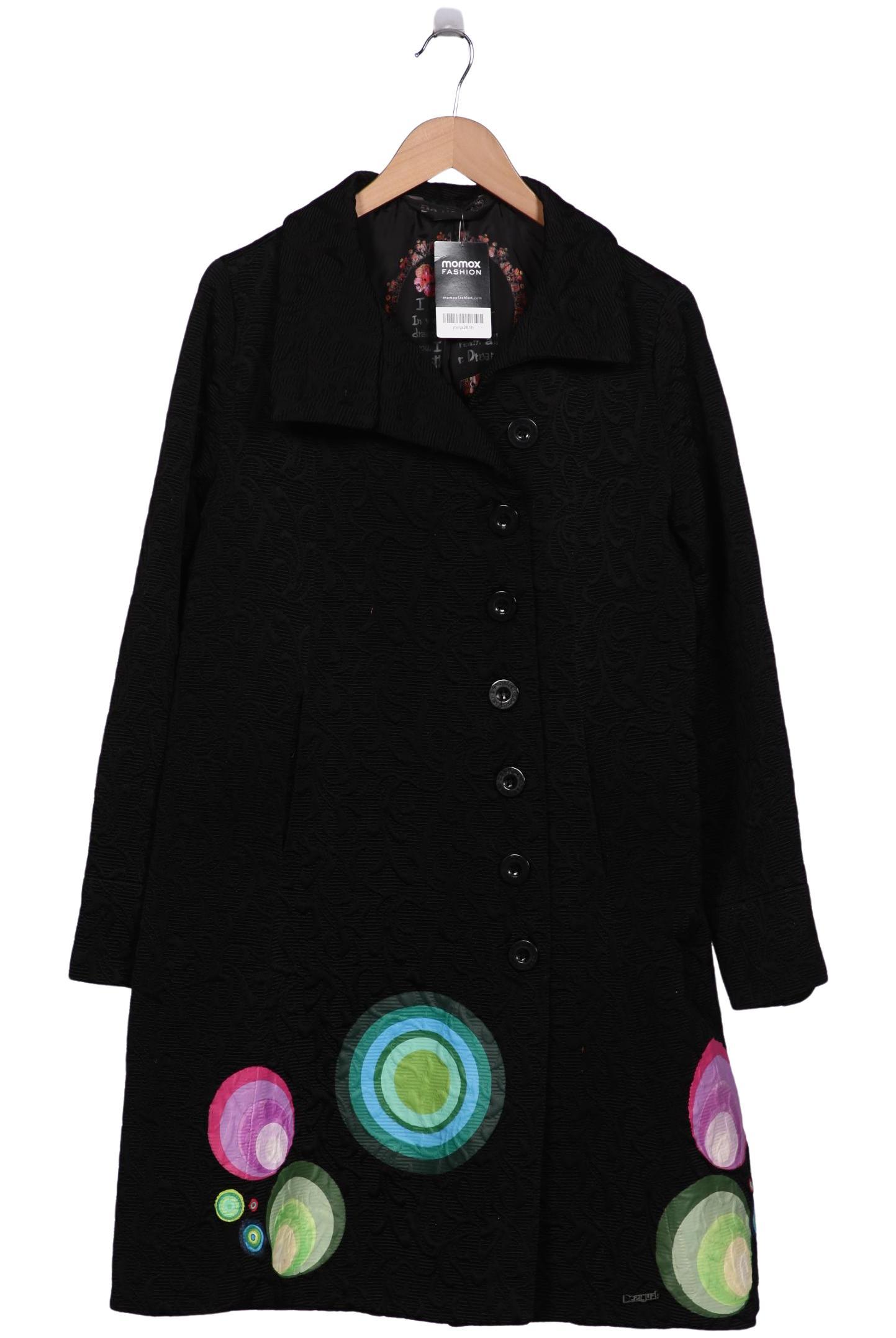 

Desigual Damen Mantel, schwarz, Gr. 46
