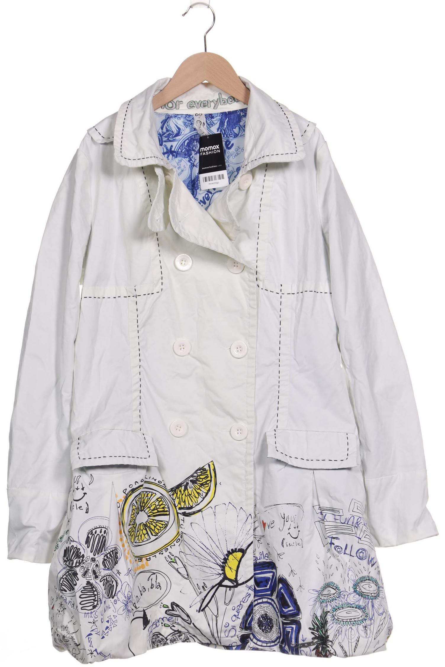 

Desigual Damen Mantel, cremeweiß, Gr. 44