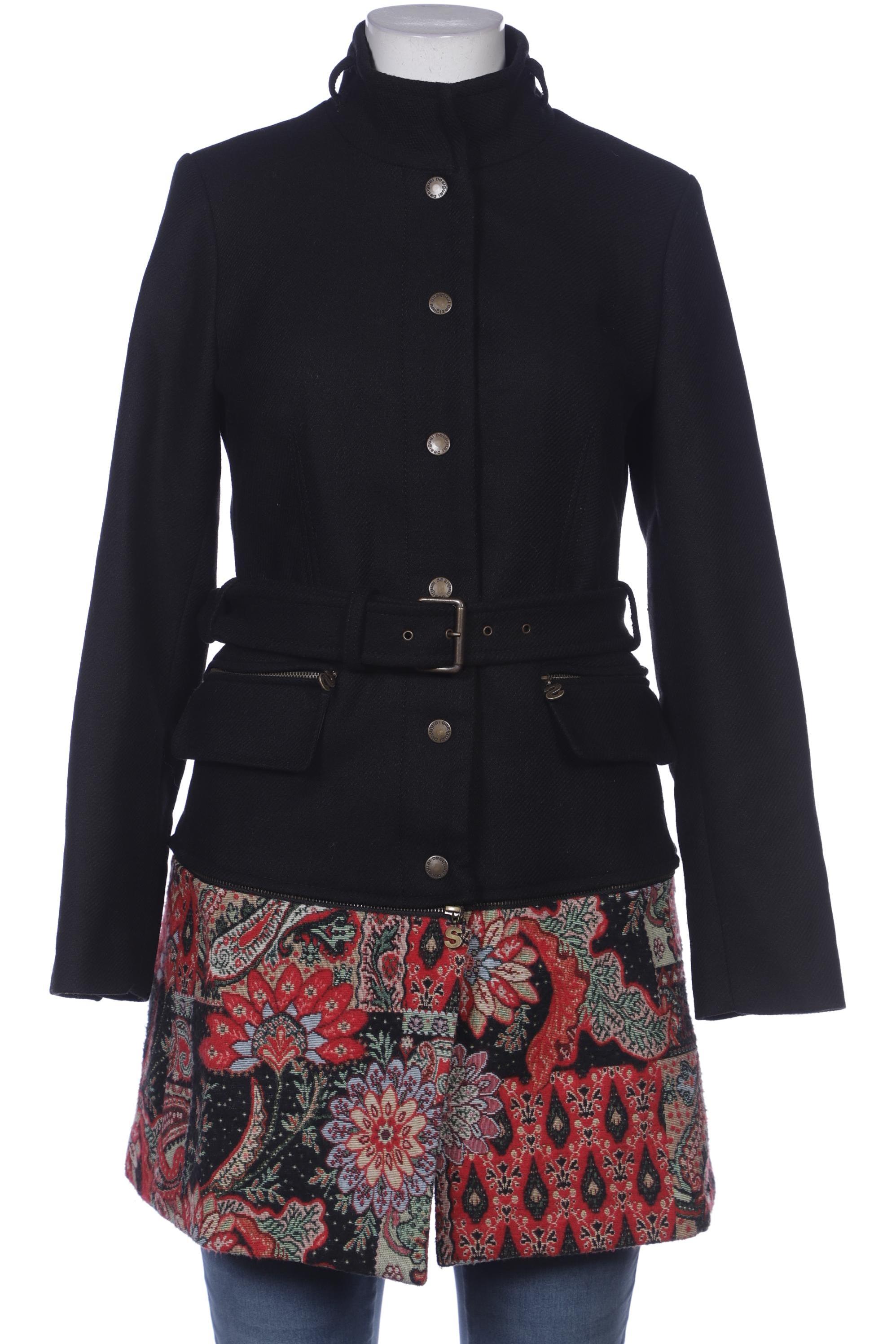 

Desigual Damen Mantel, schwarz, Gr. 40