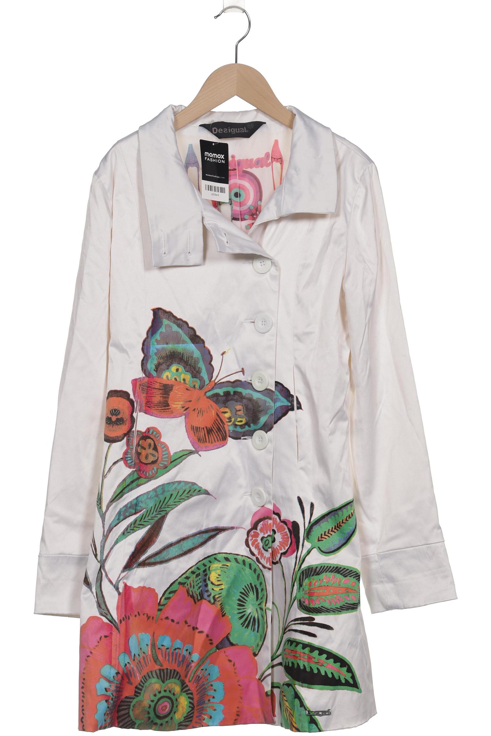 

Desigual Damen Mantel, cremeweiß, Gr. 42