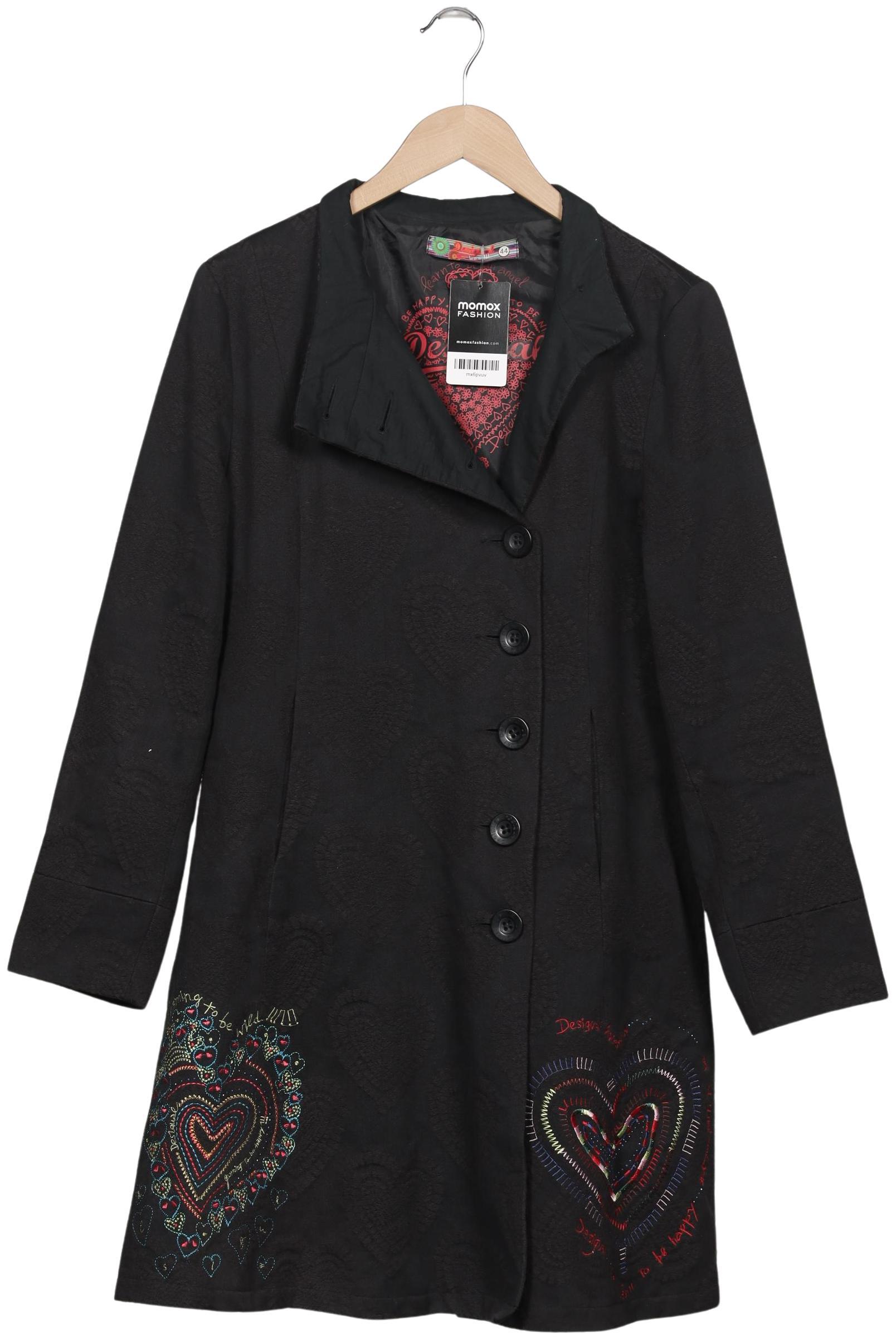 

Desigual Damen Mantel, schwarz, Gr. 44