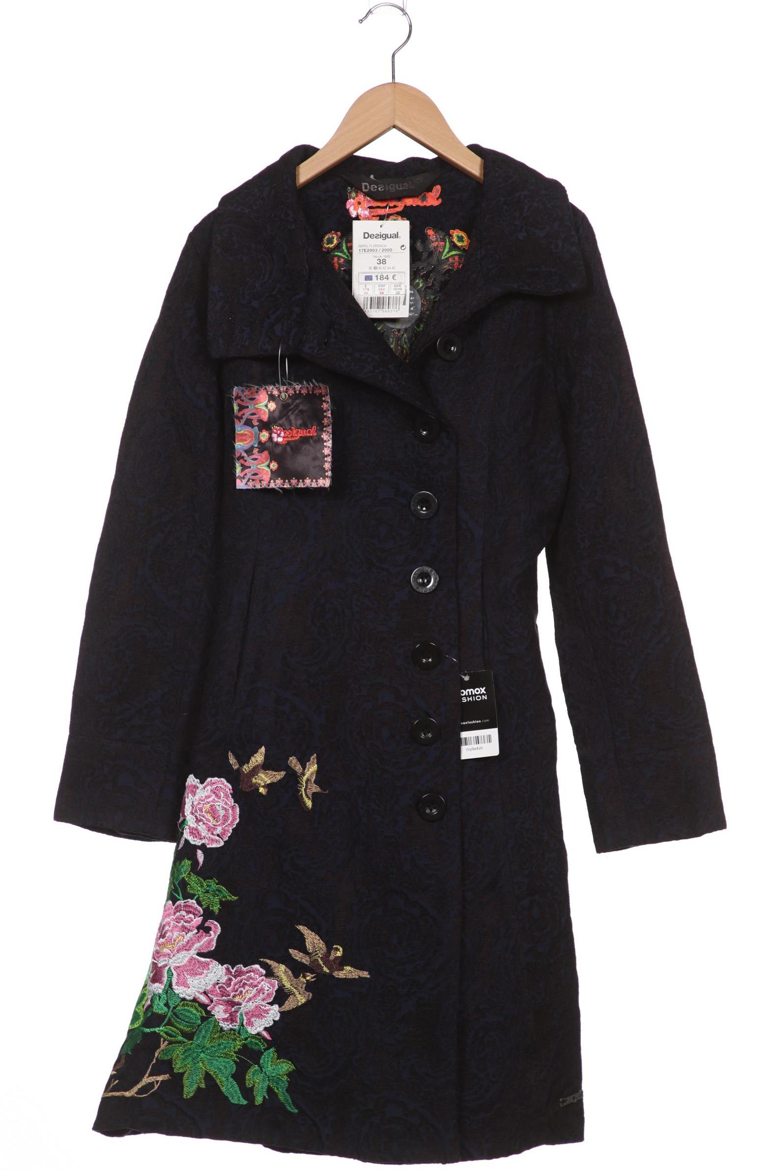 

Desigual Damen Mantel, marineblau, Gr. 38