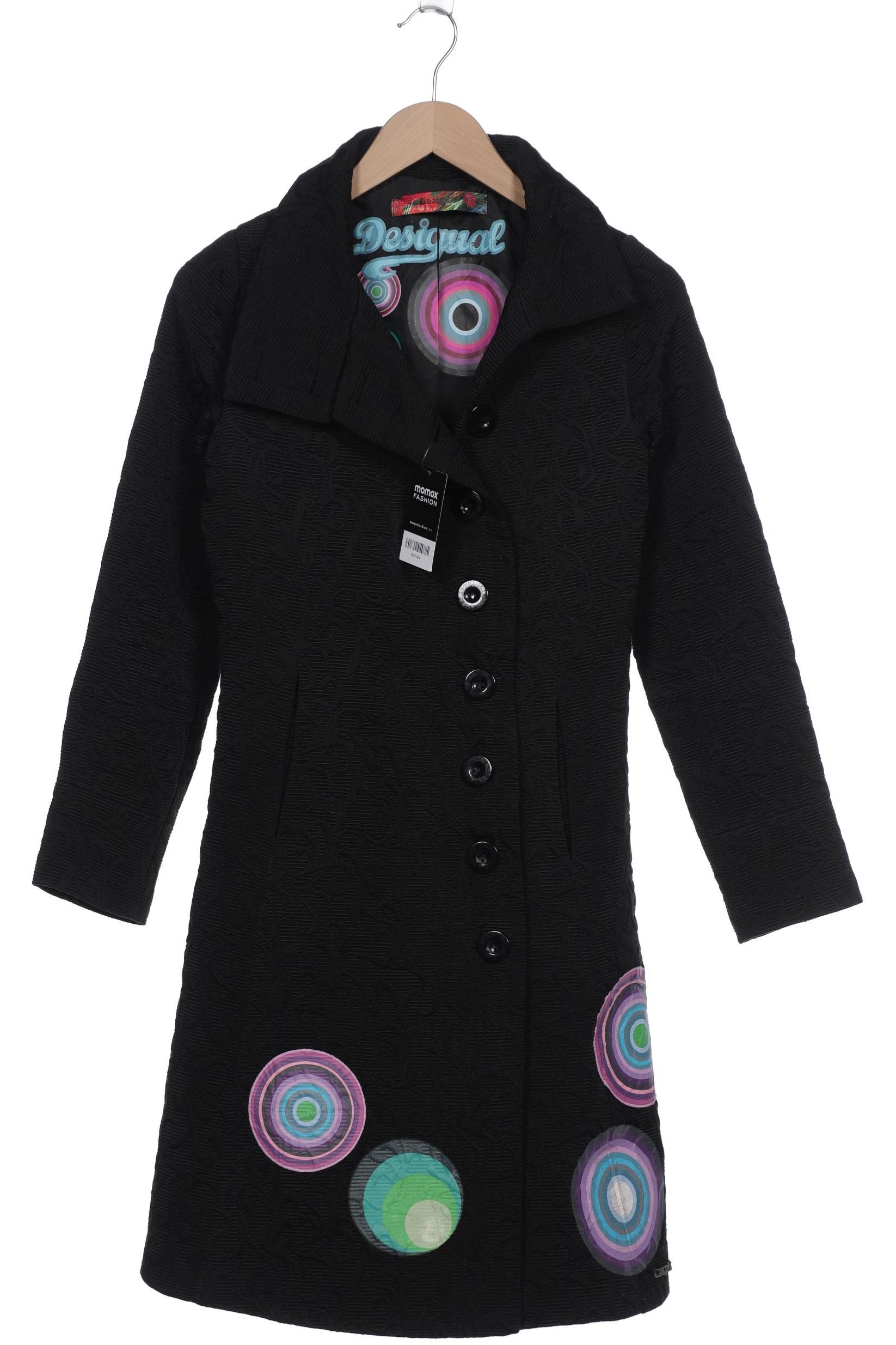 

Desigual Damen Mantel, schwarz, Gr. 36