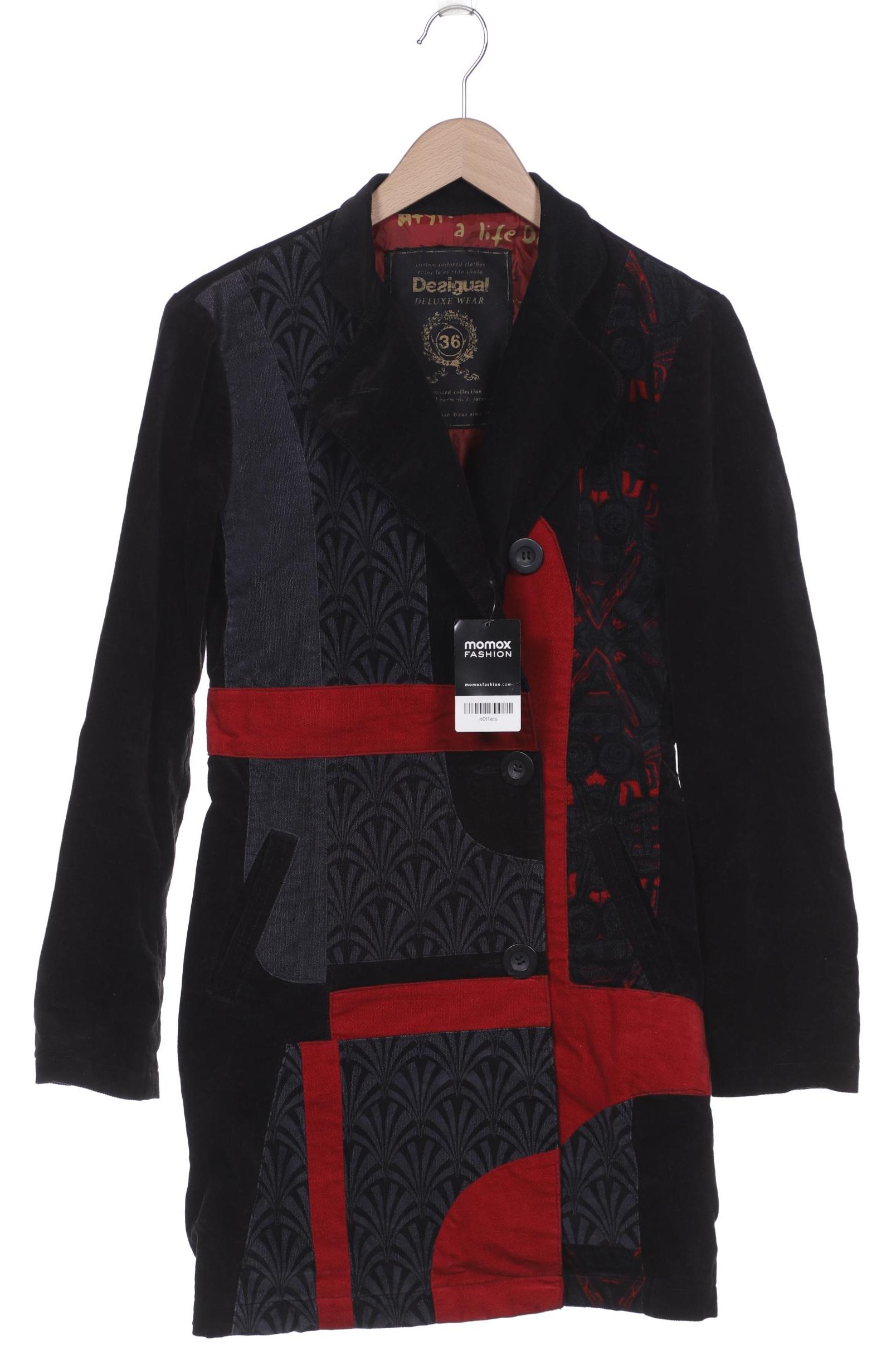 

Desigual Damen Mantel, schwarz