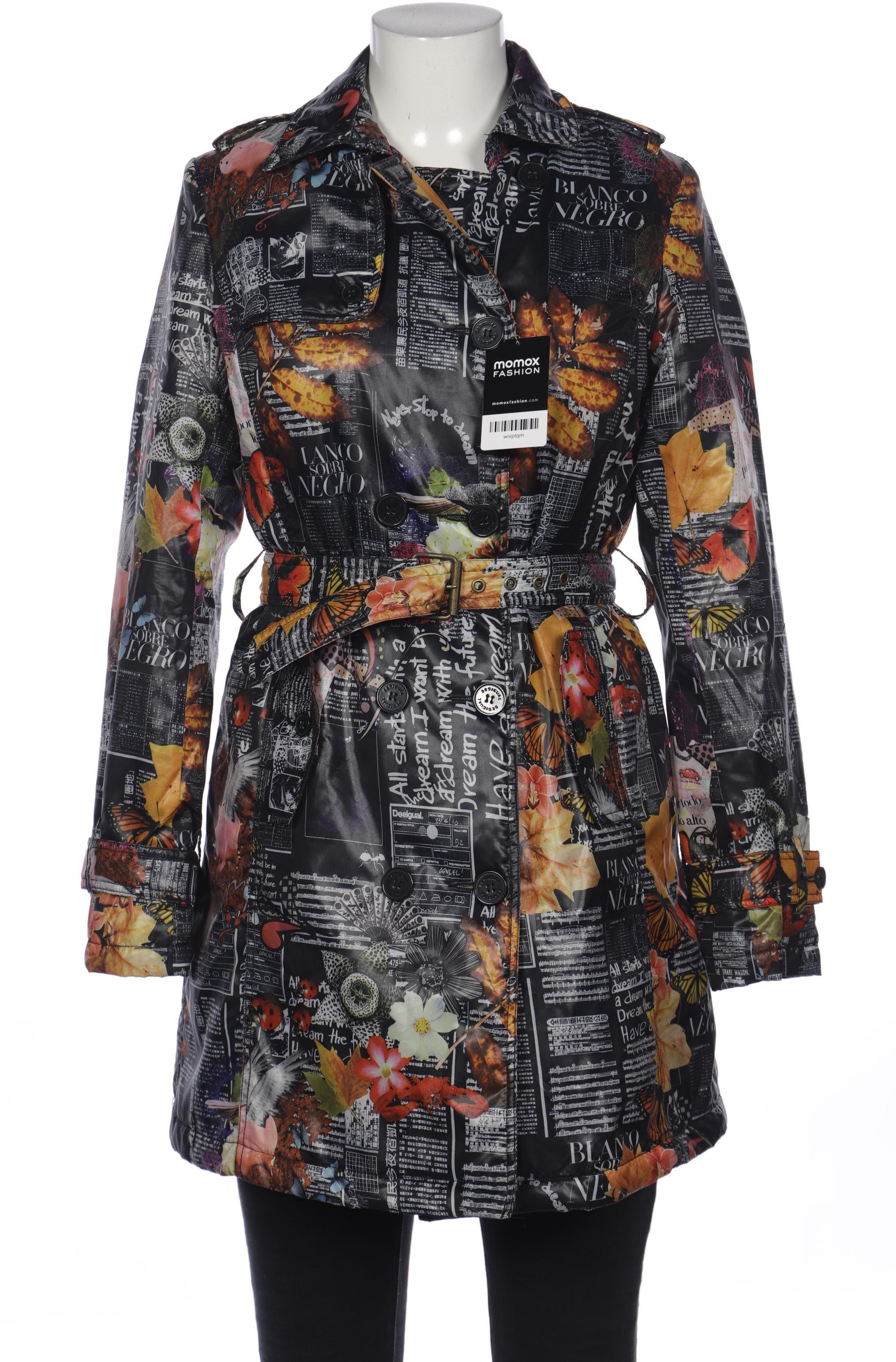 

Desigual Damen Mantel, schwarz, Gr. 38