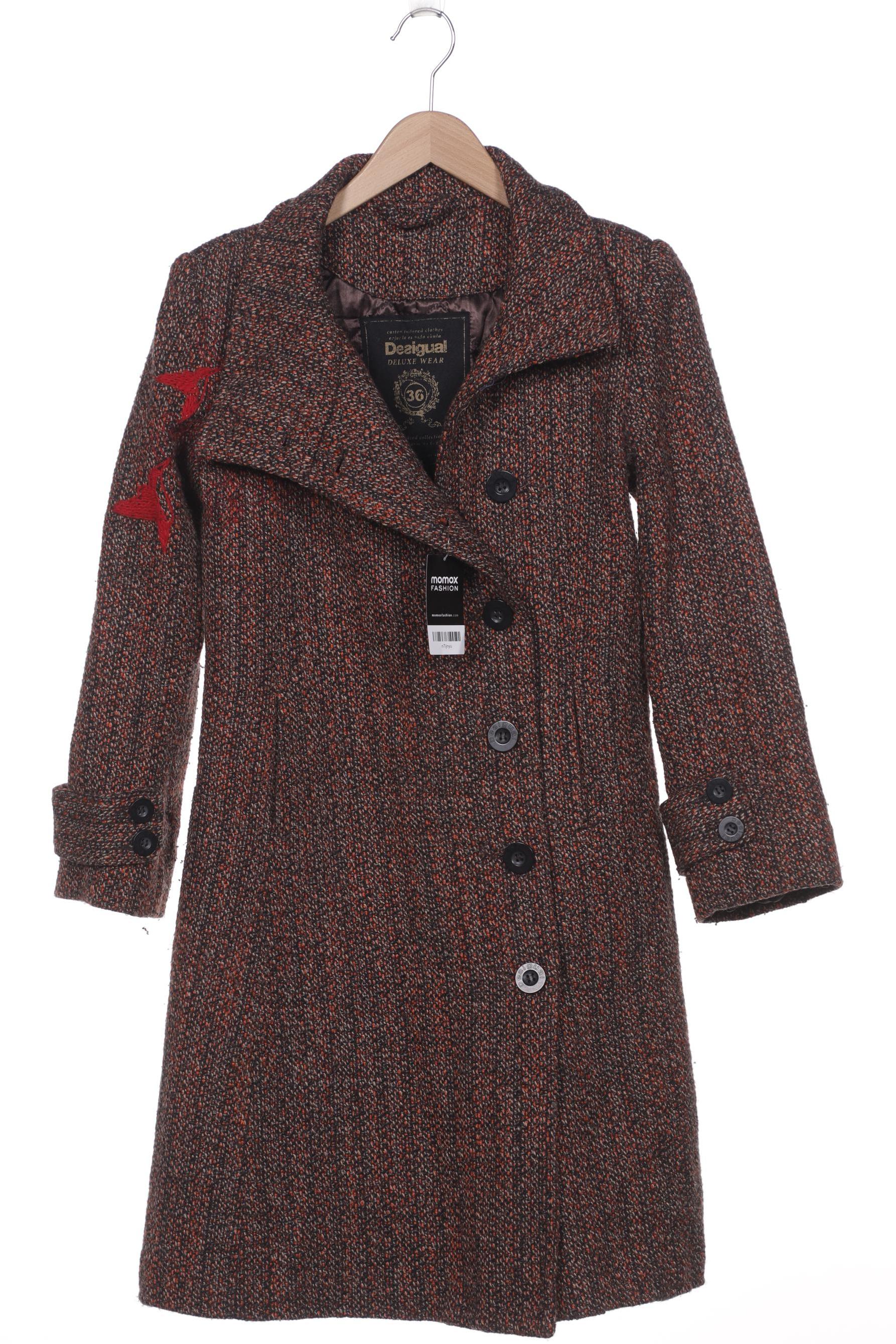 

Desigual Damen Mantel, braun, Gr. 36