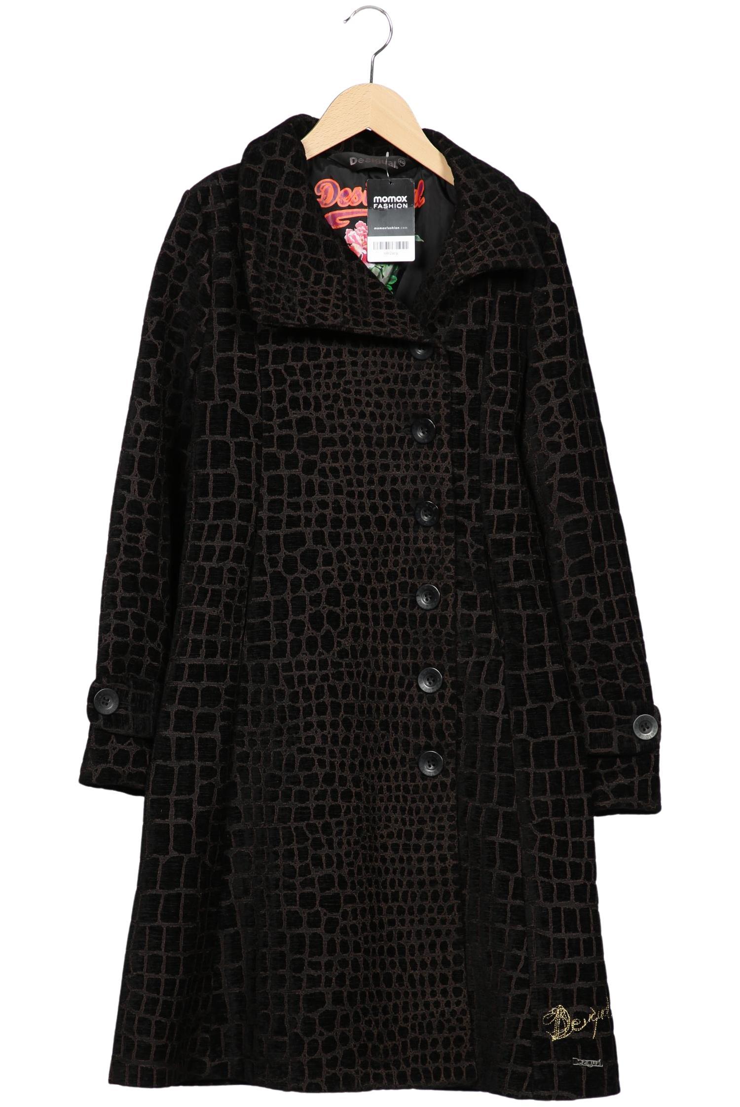 

Desigual Damen Mantel, schwarz, Gr. 40