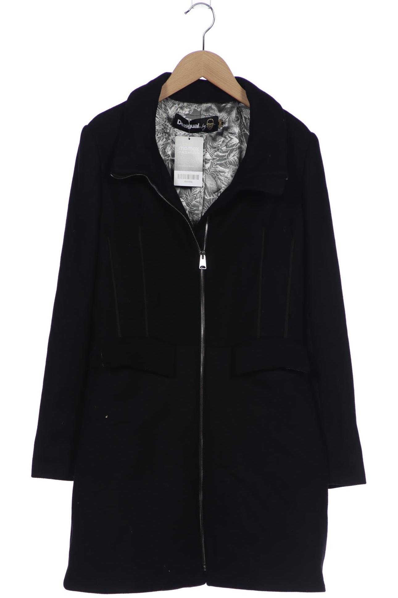 

Desigual Damen Mantel, schwarz, Gr. 38