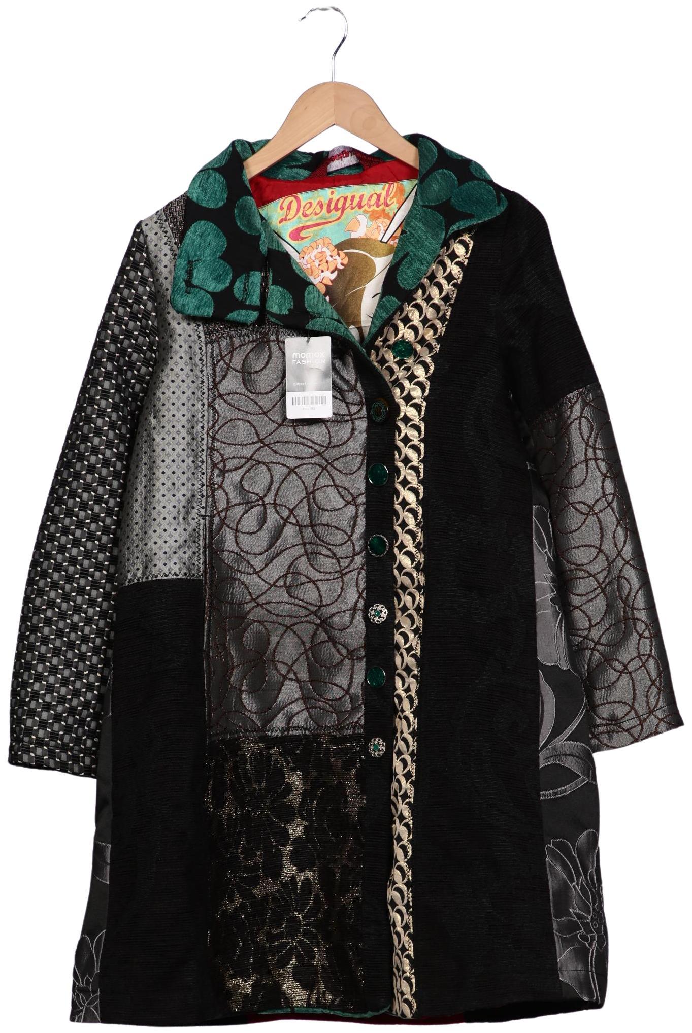 

Desigual Damen Mantel, schwarz, Gr. 42