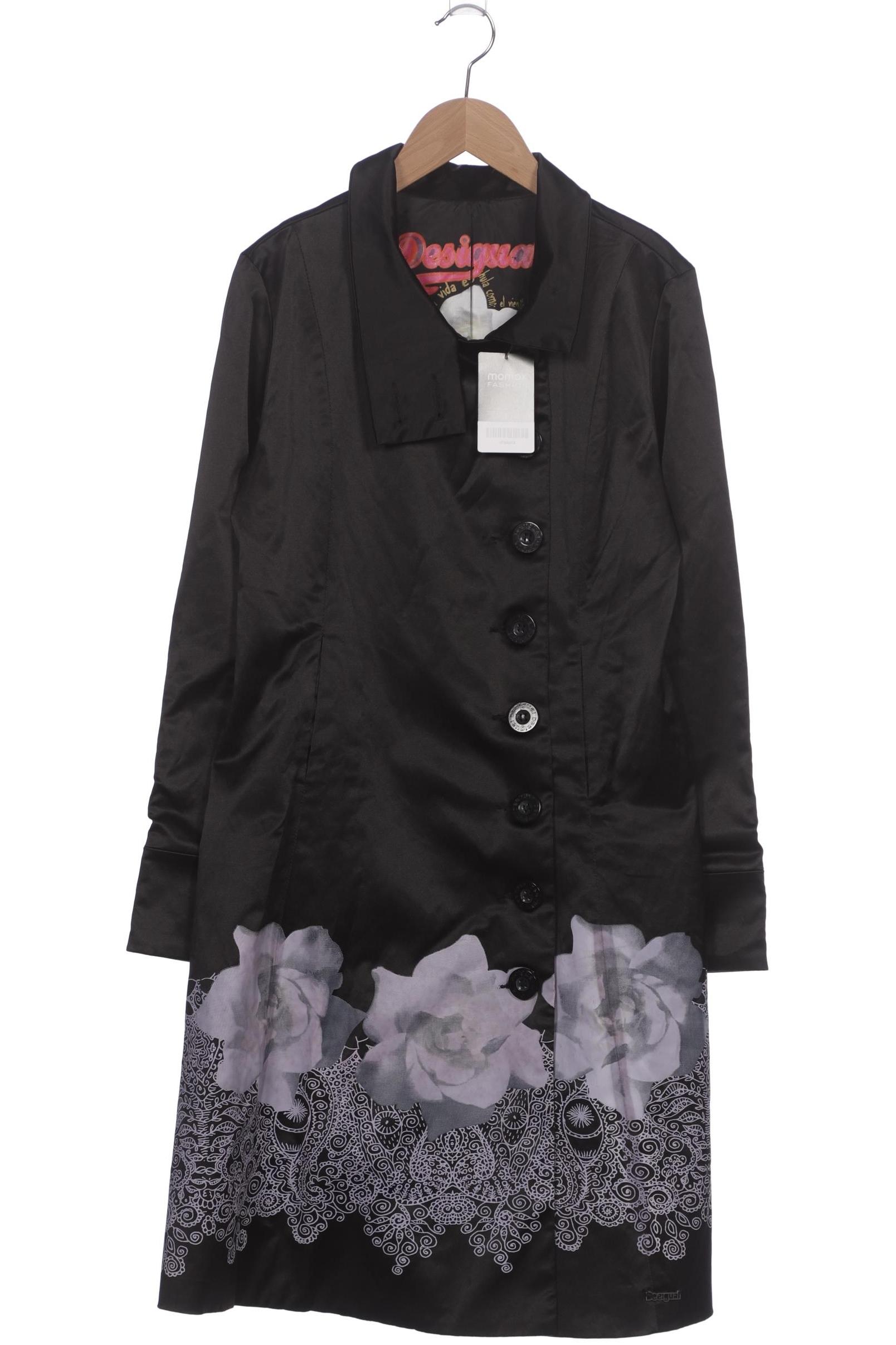 

Desigual Damen Mantel, schwarz, Gr. 38
