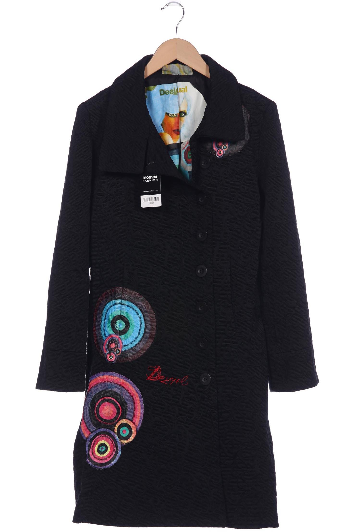 

Desigual Damen Mantel, schwarz, Gr. 46