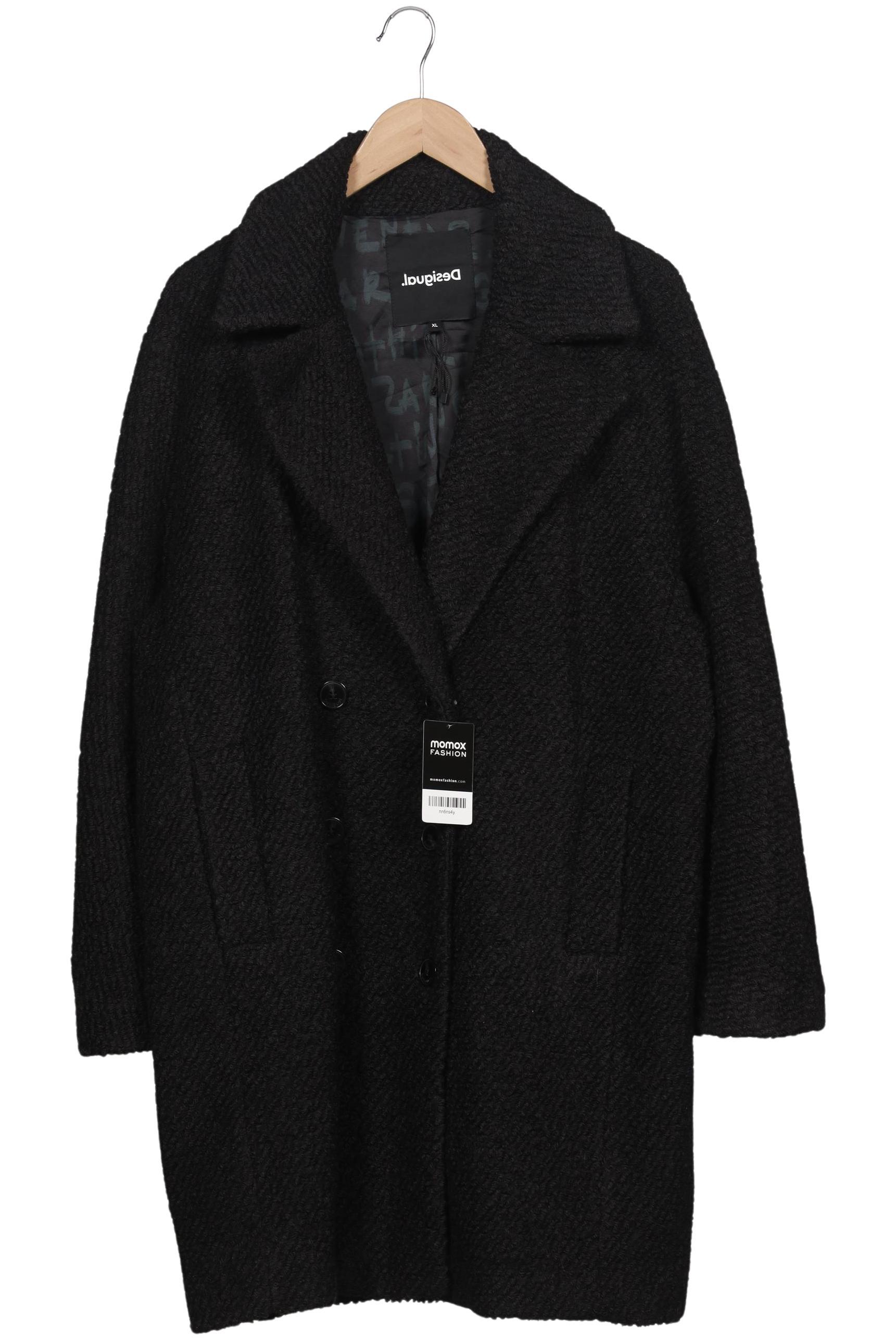 

Desigual Damen Mantel, schwarz, Gr. 44