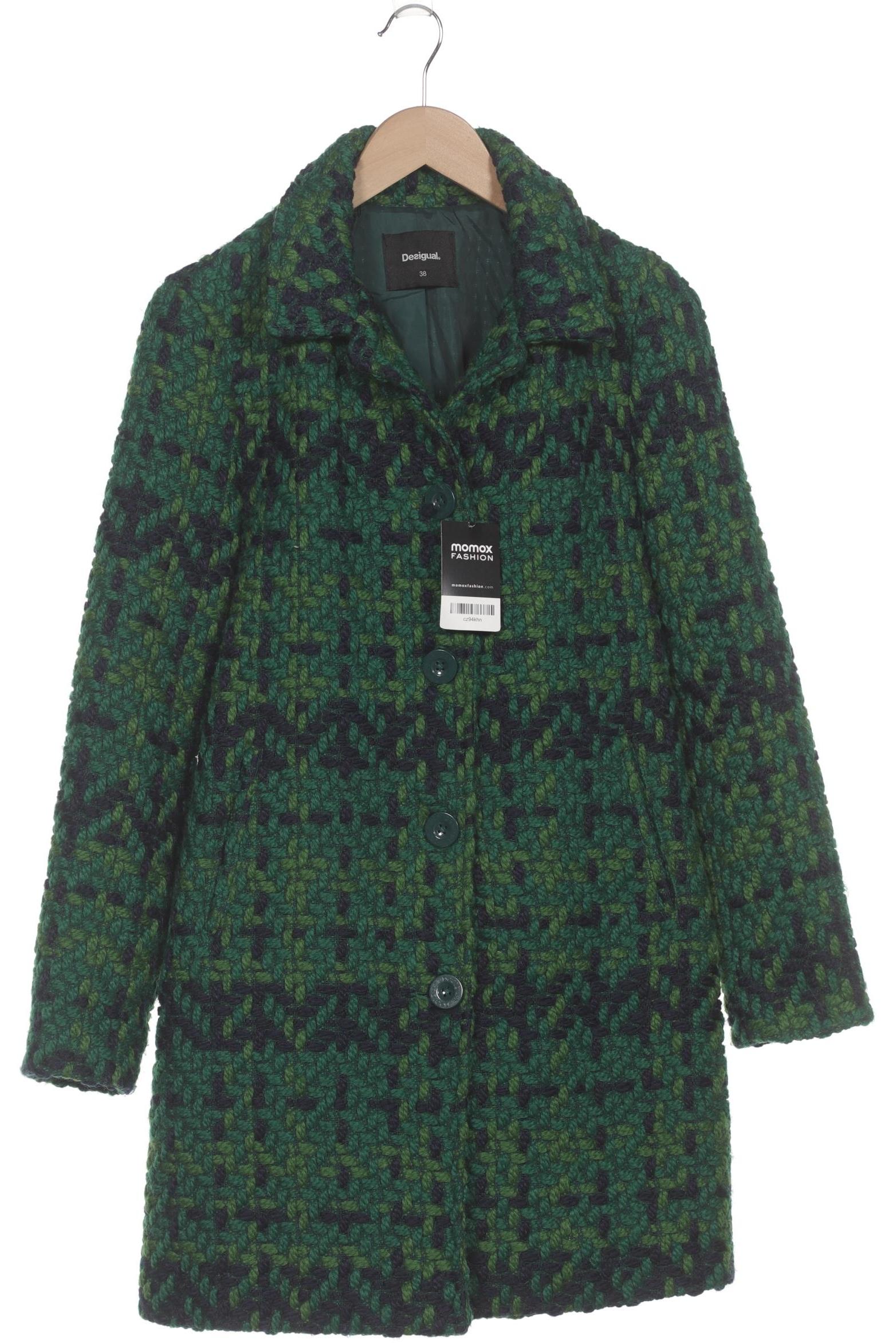 

Desigual Damen Mantel, grün, Gr. 38