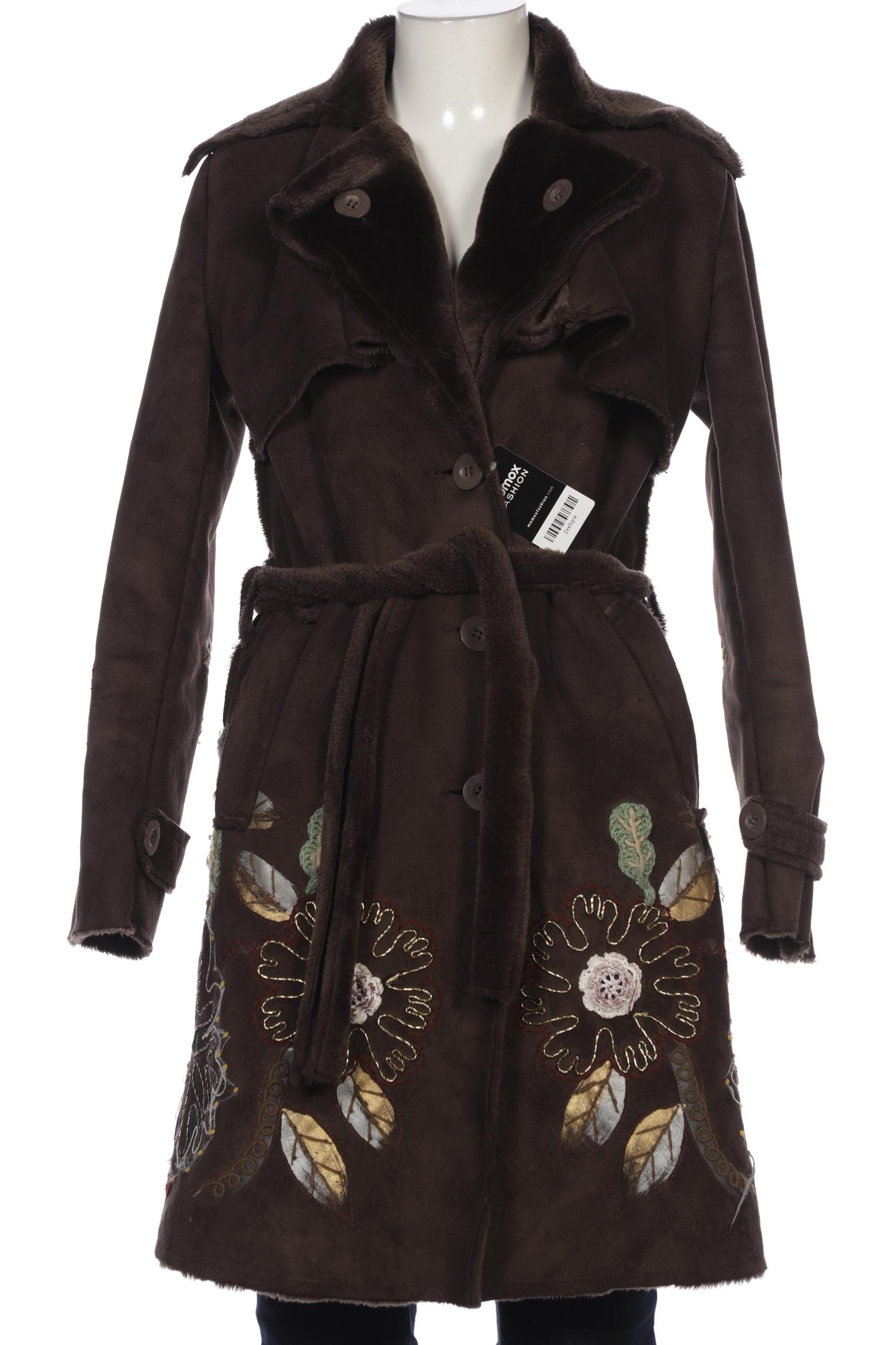 

Desigual Damen Mantel, braun, Gr. 40